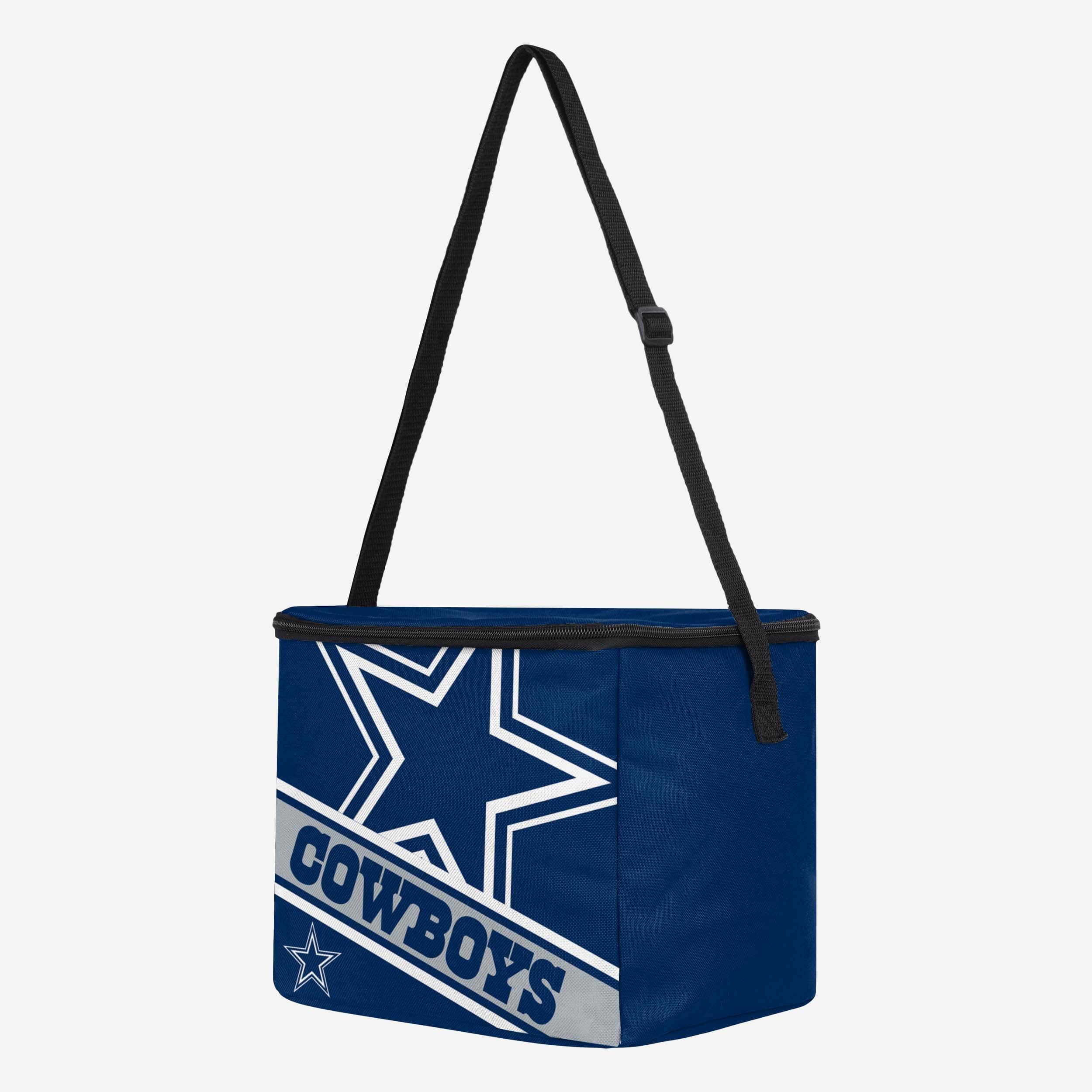 Dallas Cowboys 12 - Pack Big Logo Stripe Cooler: Keep Your Drinks Chilled!