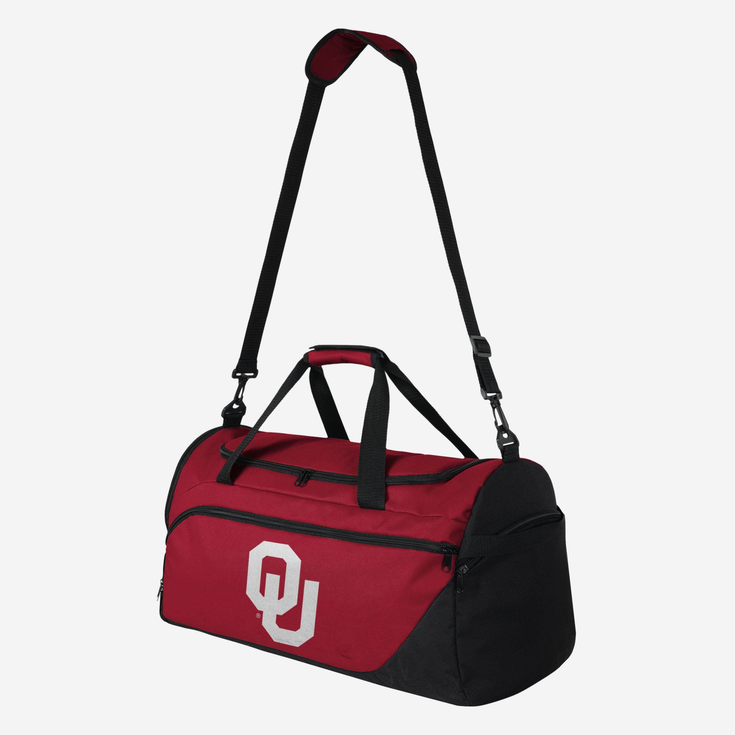 Oklahoma Sooners Stunning Solid Big Logo Duffle Bag - Show Your Team Spirit!