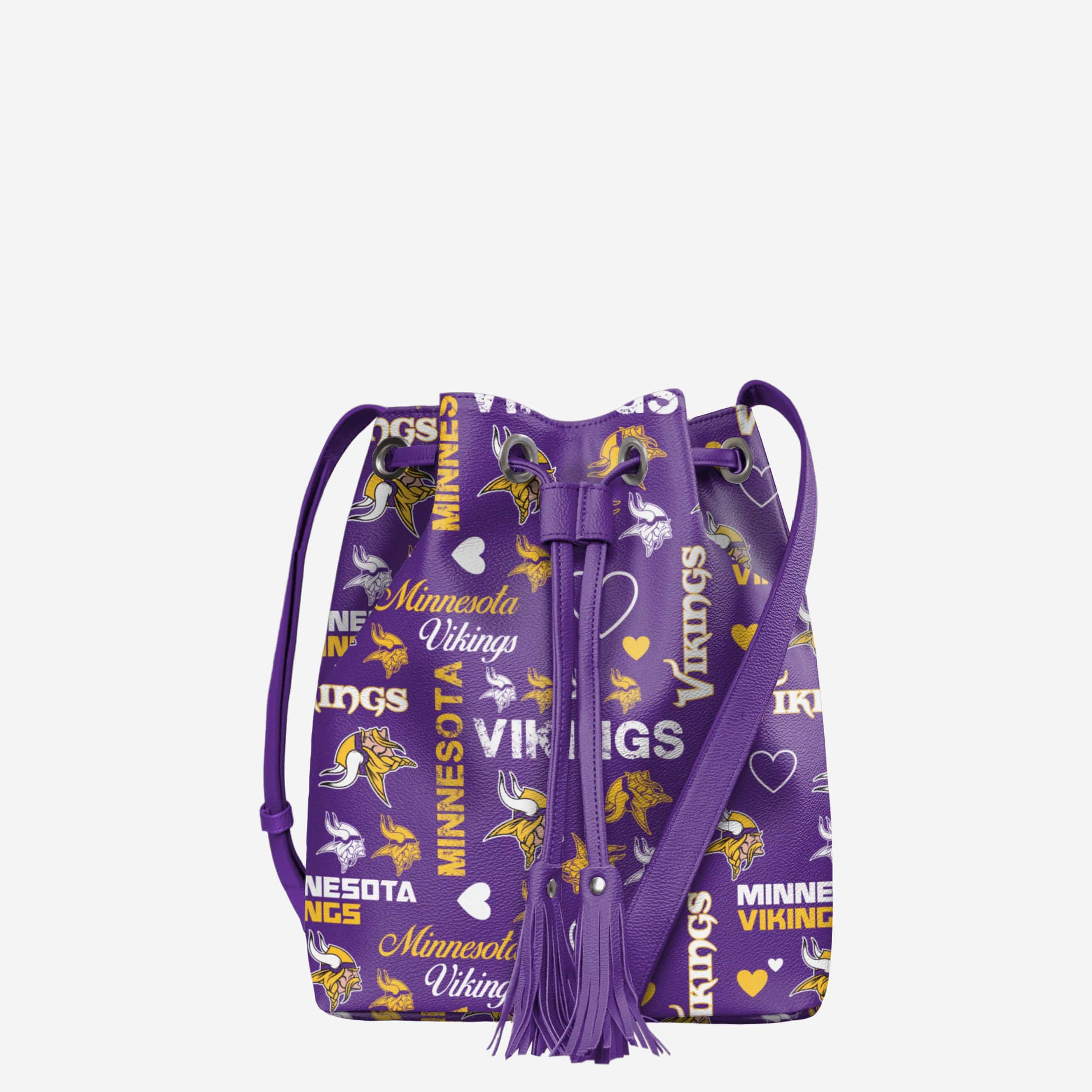Passionate Minnesota Vikings Logo Love Cinch Purse