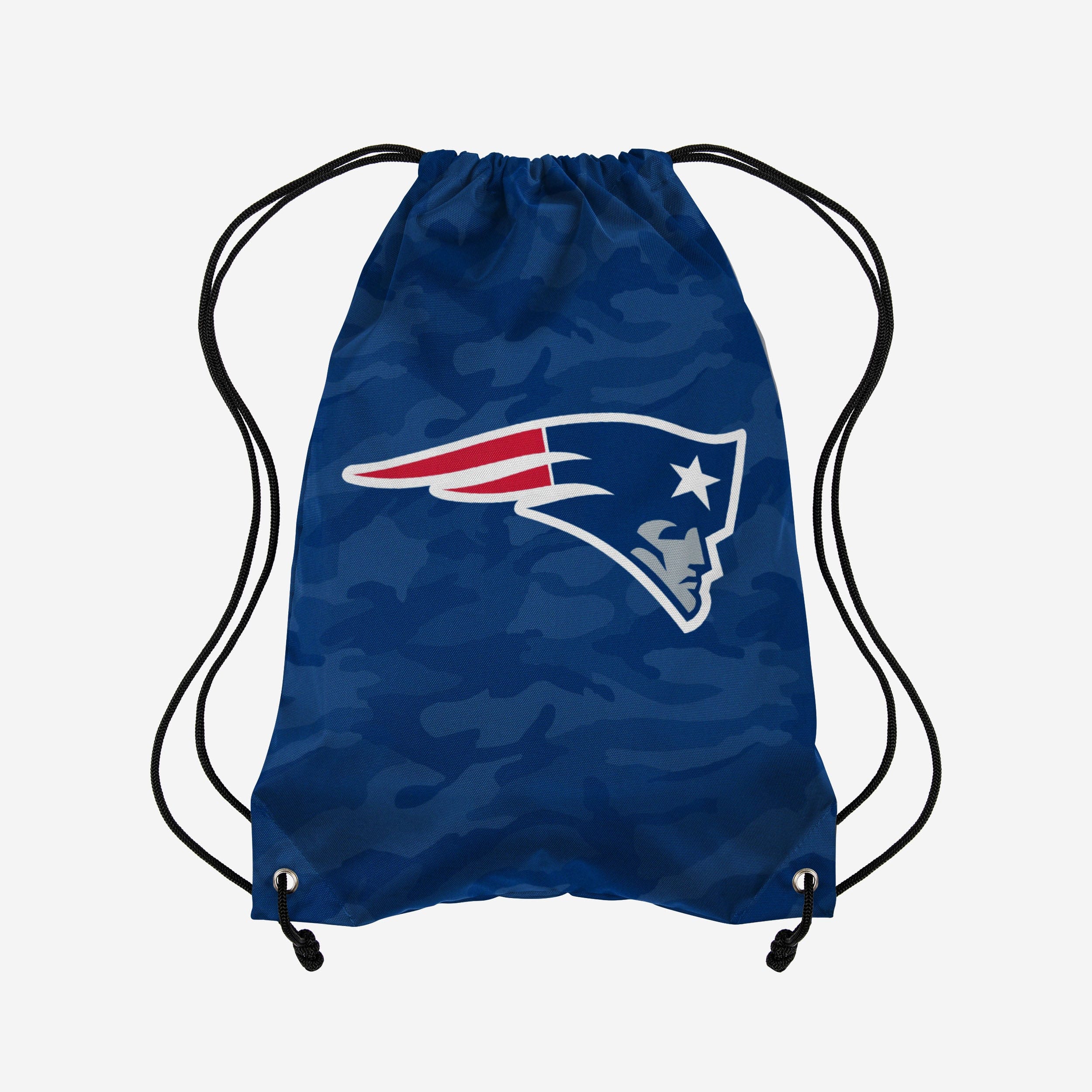 New England Patriots Camo Drawstring Backpack with Big Logo - Stand Out Now!