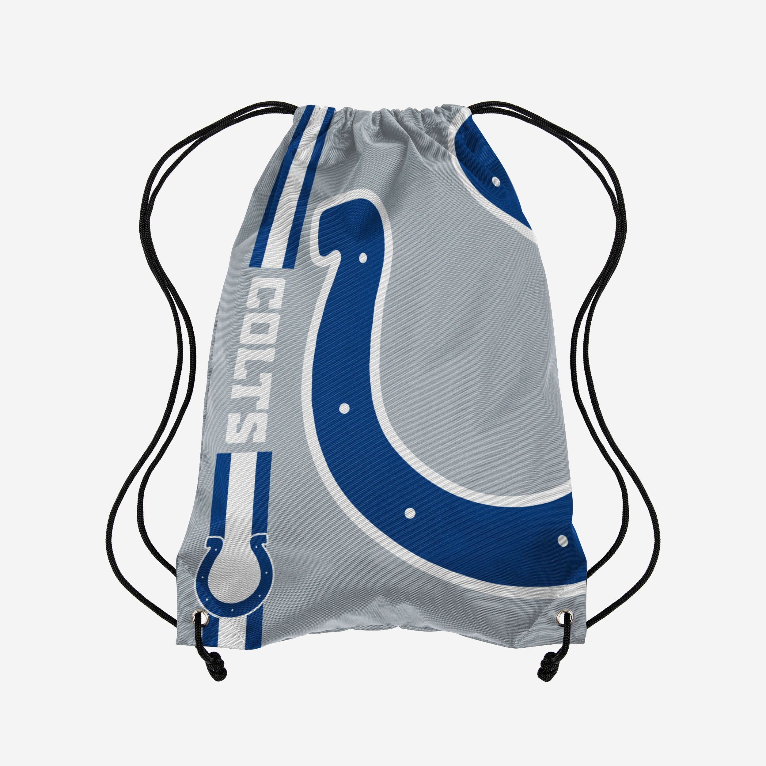 Get Your Indianapolis Colts Gray Alternate Big Logo Drawstring Backpack Now!