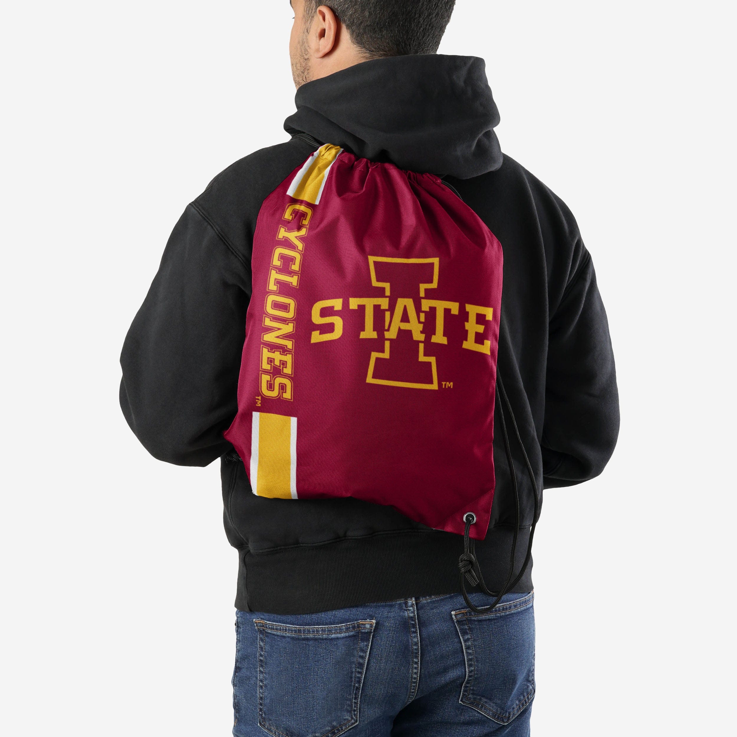 Iowa State Cyclones Big Logo Drawstring Backpack - Show Your Team Spirit!