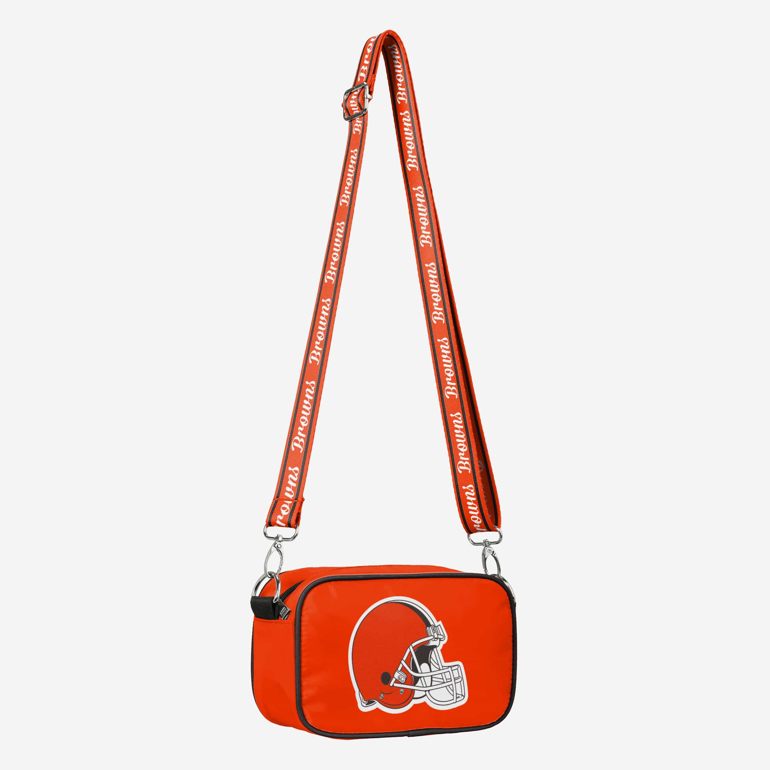 Exciting Cleveland Browns Team Logo Crossbody Bag - Show Your Team Spirit!