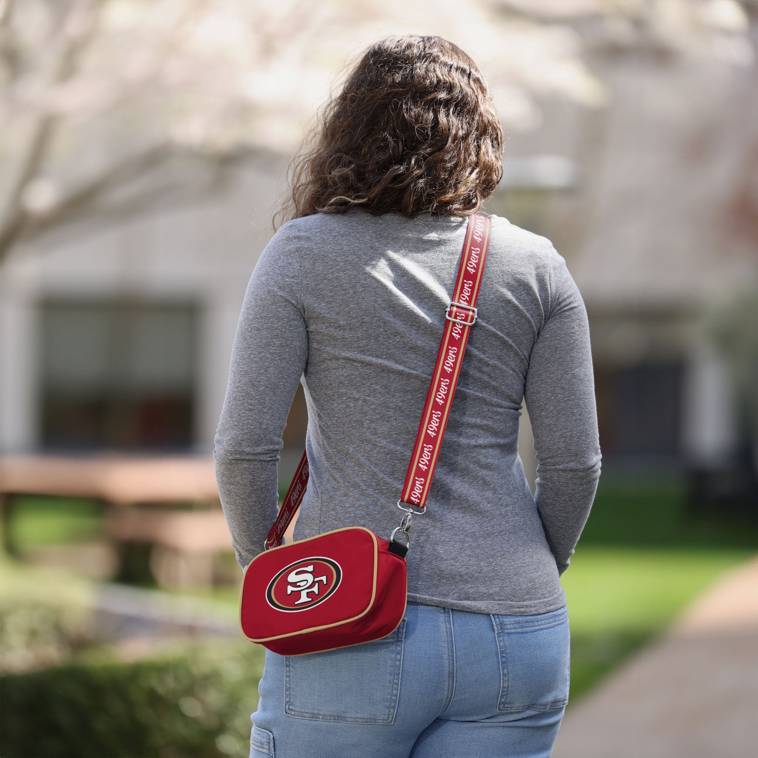 San Francisco 49ers Supercharged Team Logo Crossbody Bag