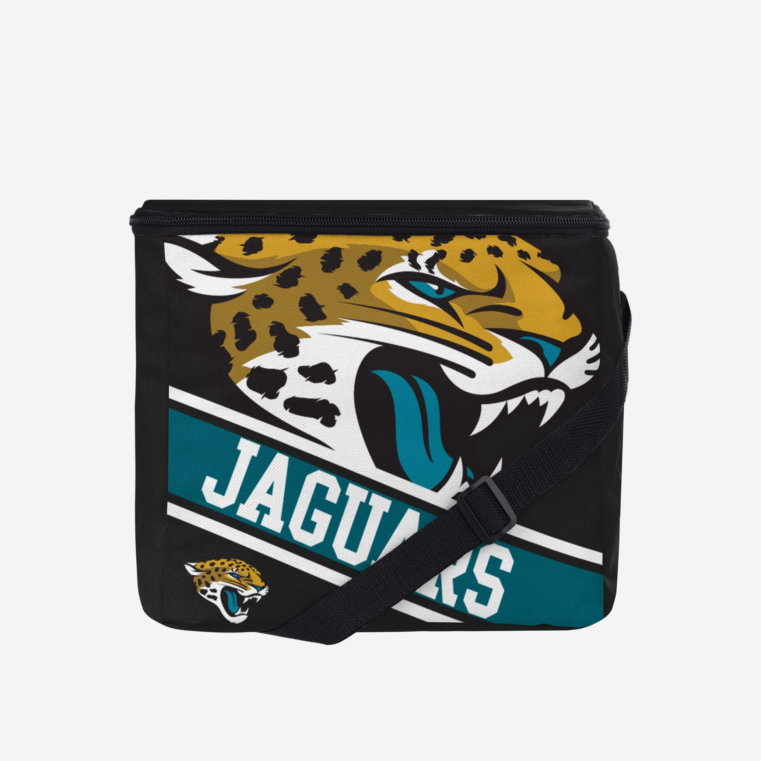 Jacksonville Jaguars Big Logo Stripe 12 - Pack Super Cooler