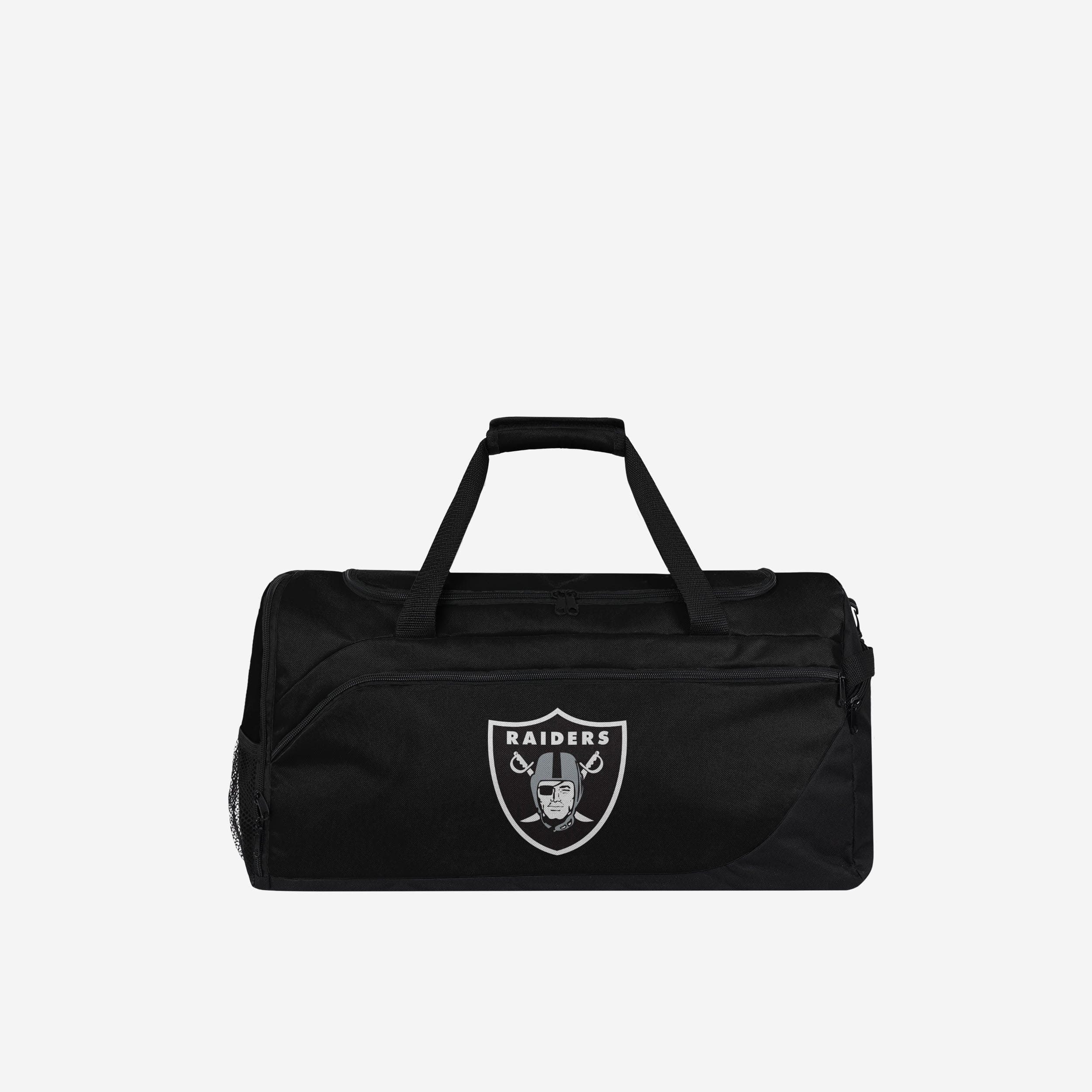 Exciting Las Vegas Raiders Solid Big Logo Duffle Bag - Show Your Fandom!
