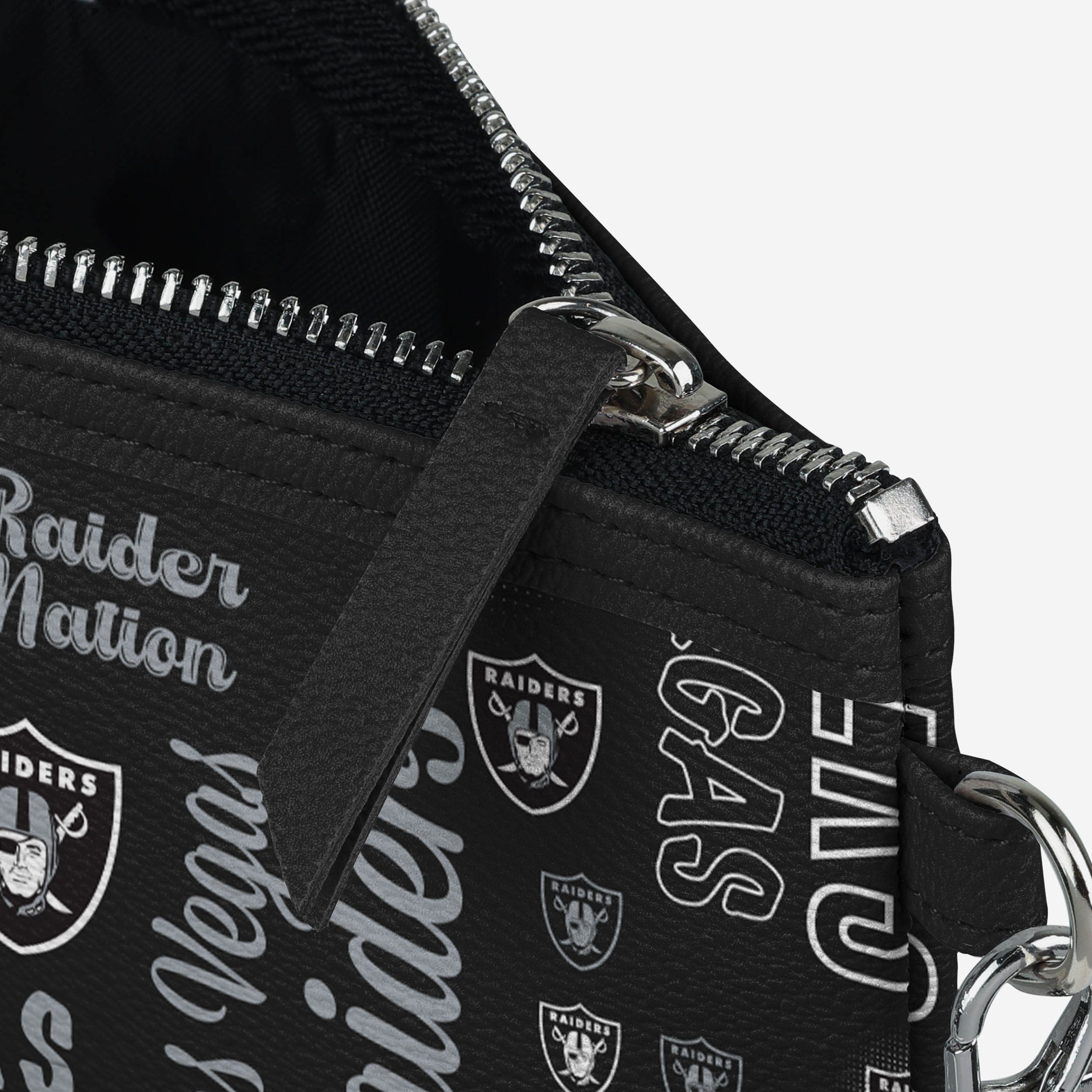 Las Vegas Raiders Spirited Wristlet: Show Your Team Pride!