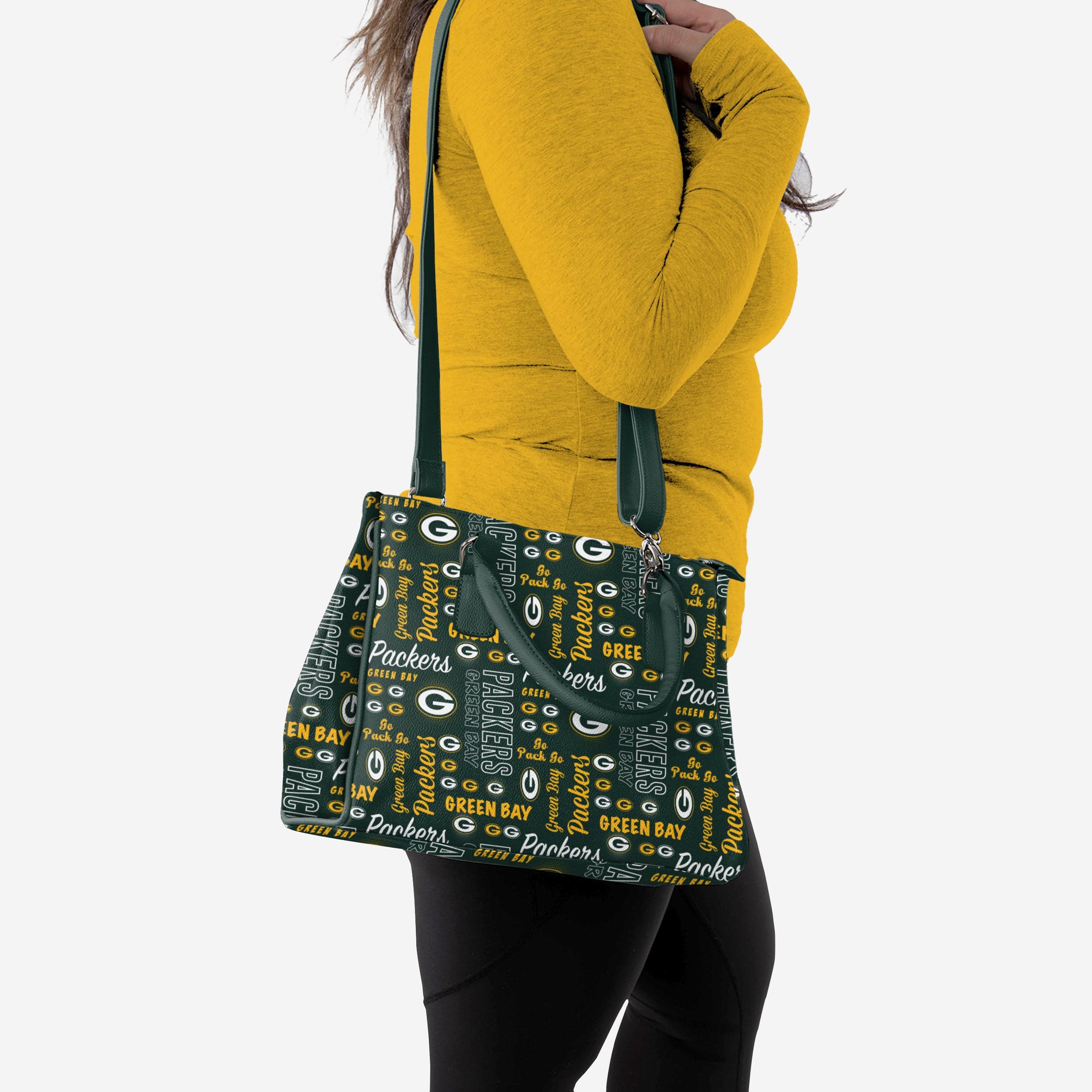 Green Bay Packers Spirited Style Printed Collection Purse - Show Your Team Pride!
