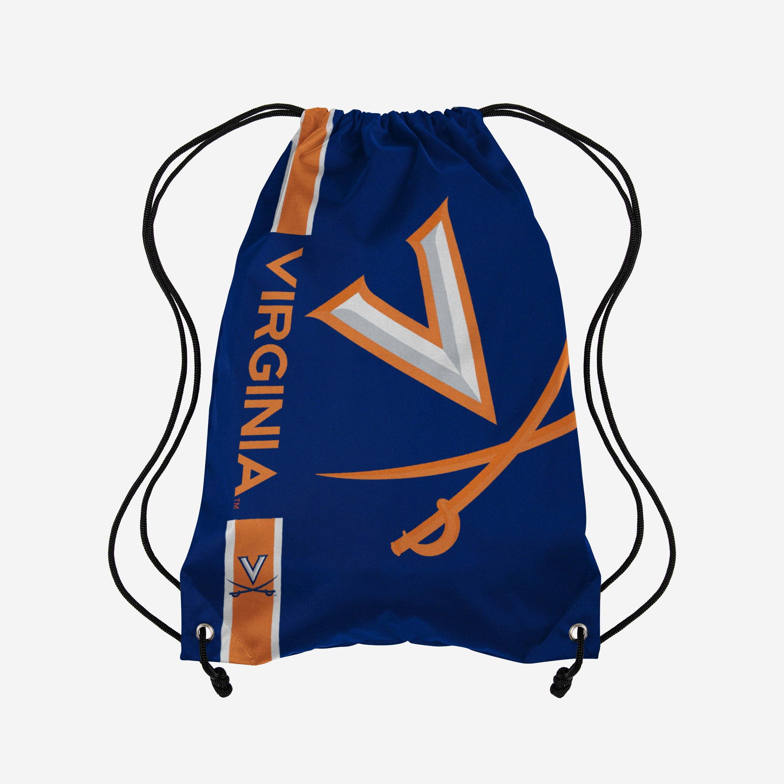 Virginia Cavaliers Big Logo Drawstring Backpack - Show Your Team Spirit!