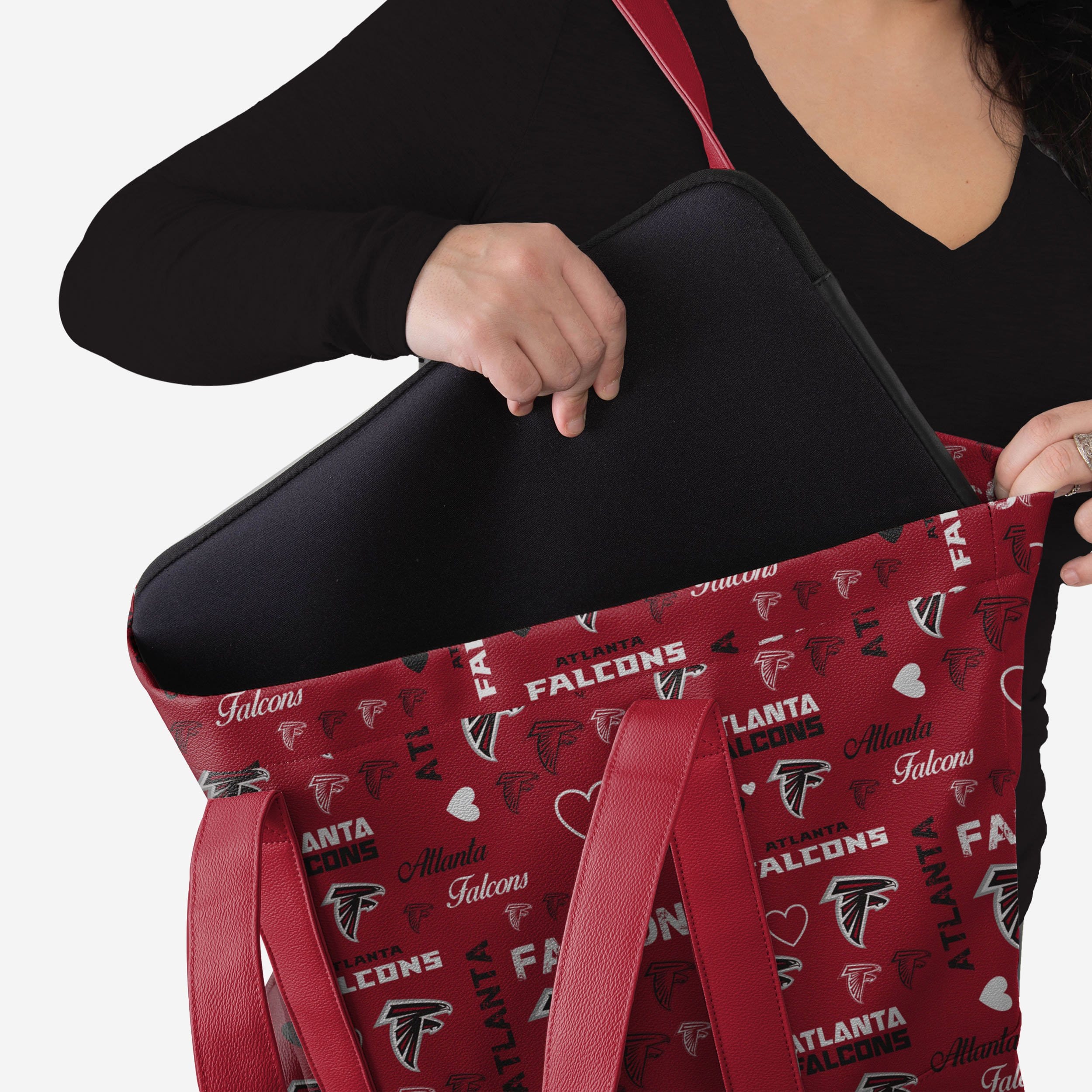 Atlanta Falcons Logo Love Tote Bag - The Ultimate Fandom Accessory
