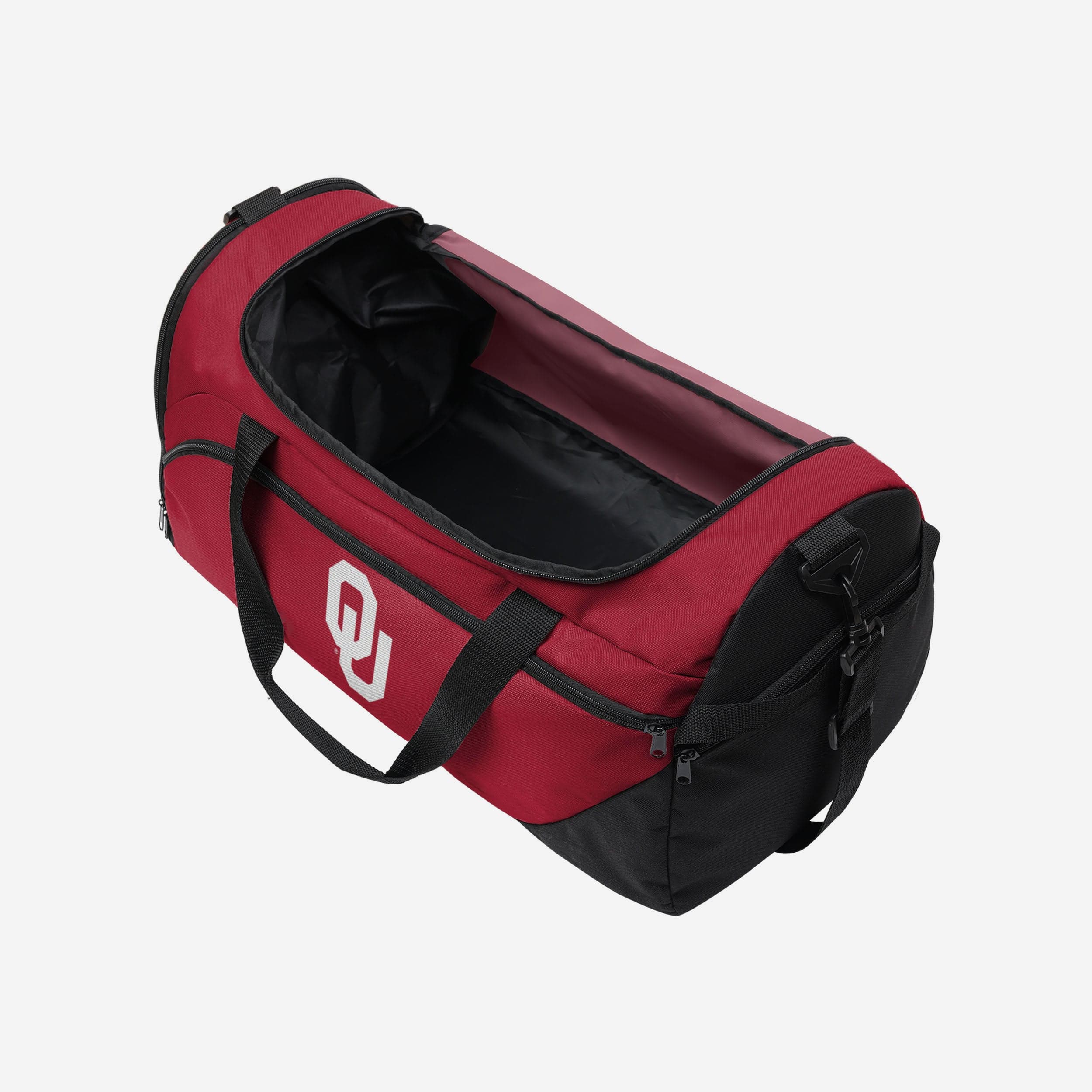 Oklahoma Sooners Stunning Solid Big Logo Duffle Bag - Show Your Team Spirit!