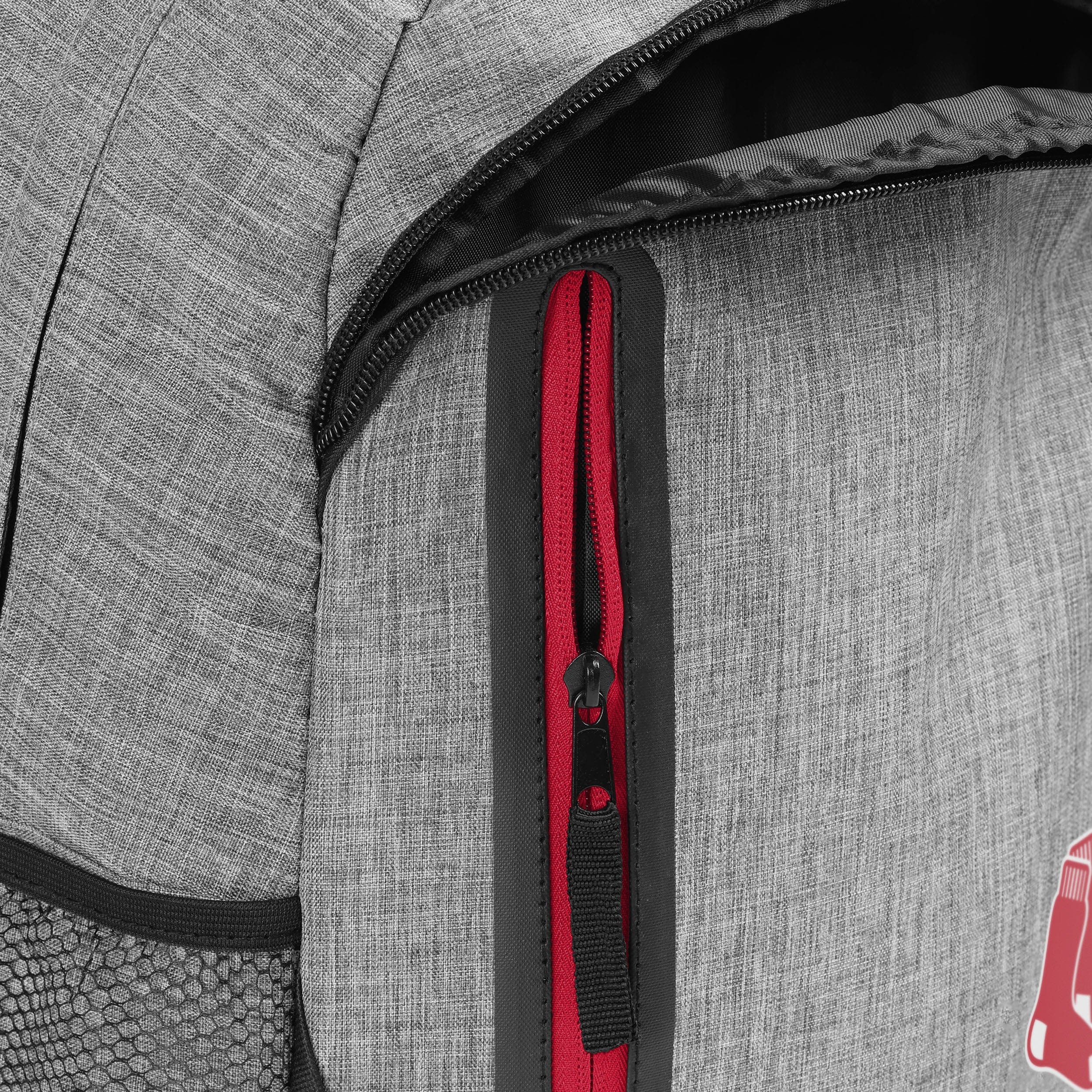 Boston Red Sox Heather Grey Bold Backpack - Show Your Team Spirit!