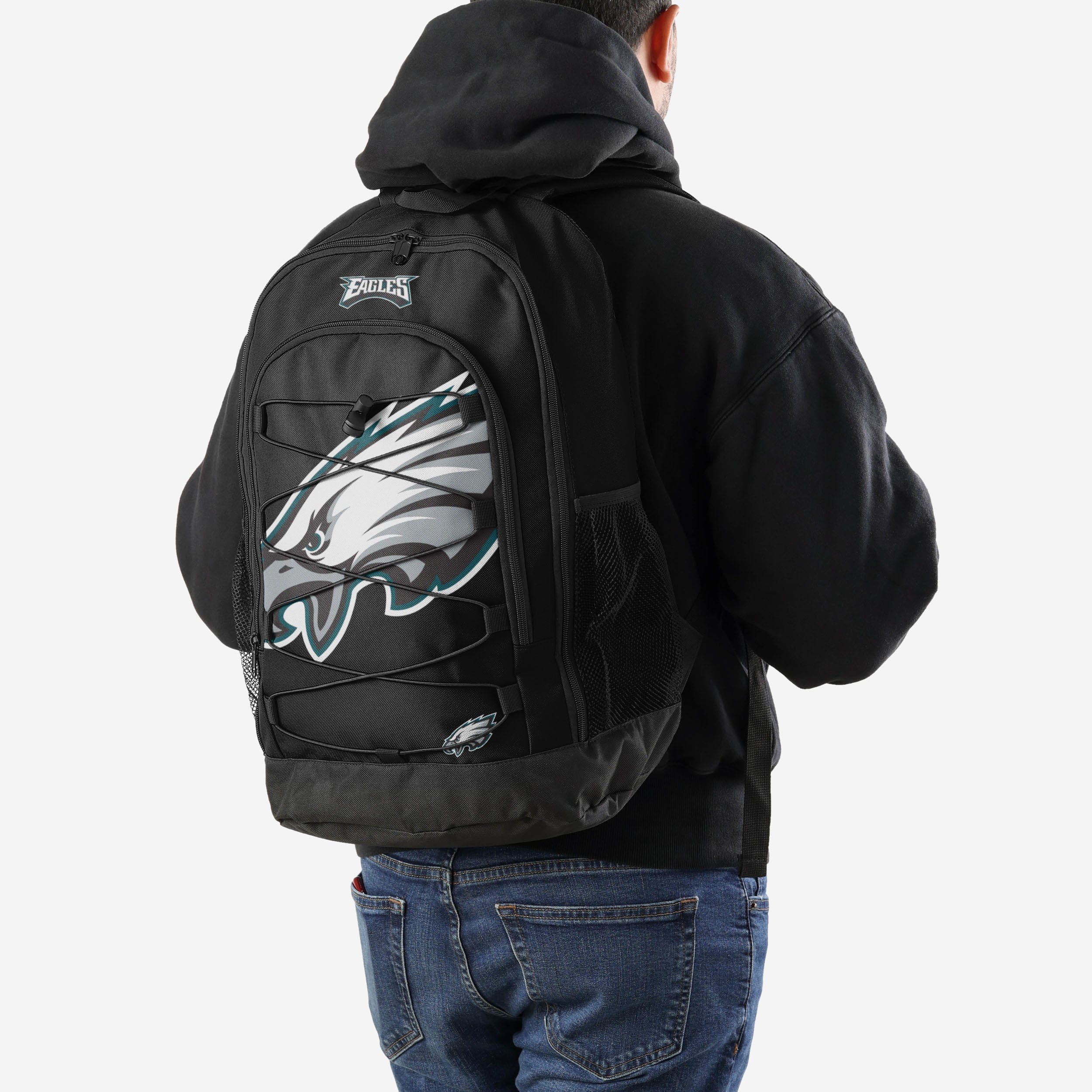Philadelphia Eagles Big Logo Bungee Backpack - Your Ultimate Team Spirit Carrier