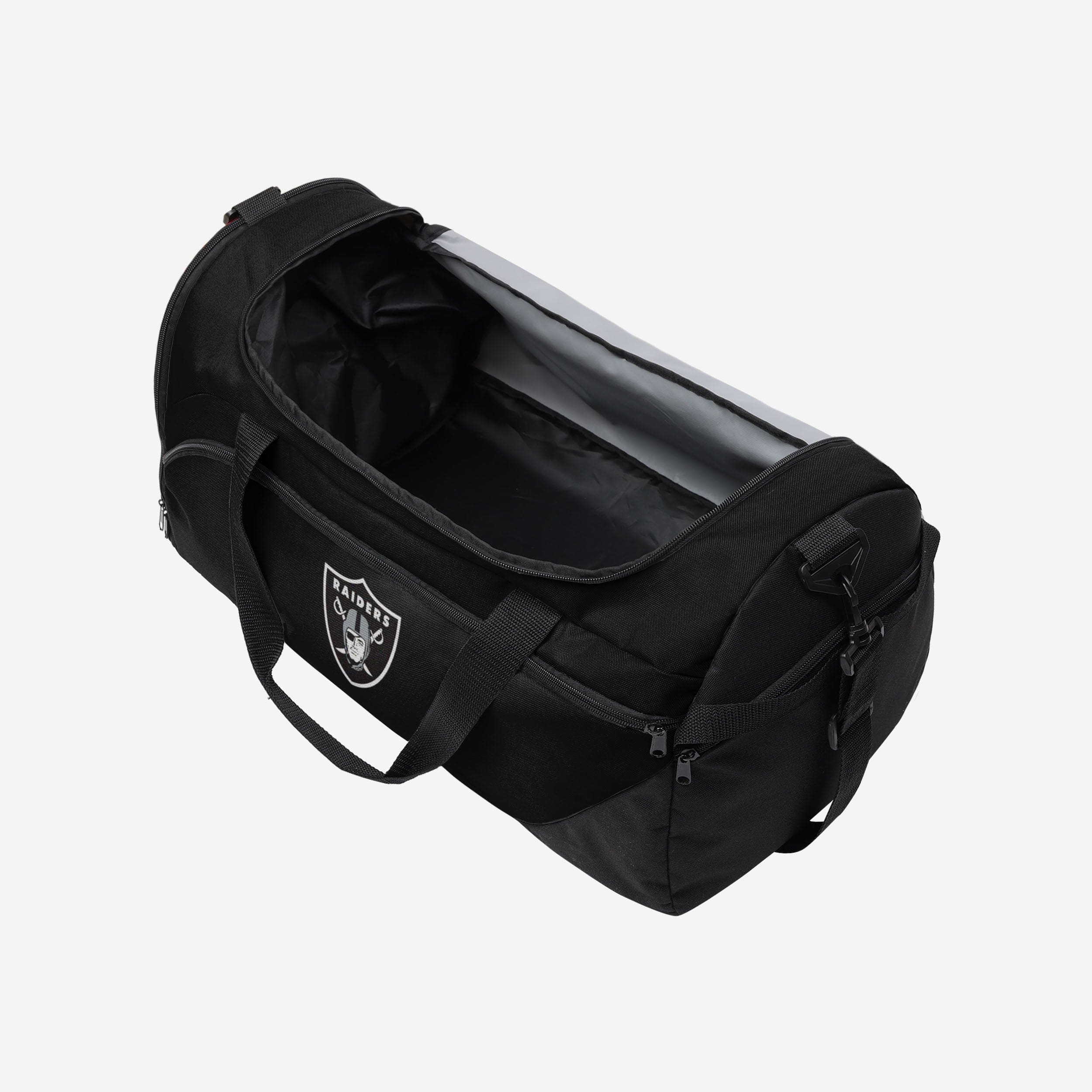 Exciting Las Vegas Raiders Solid Big Logo Duffle Bag - Show Your Fandom!