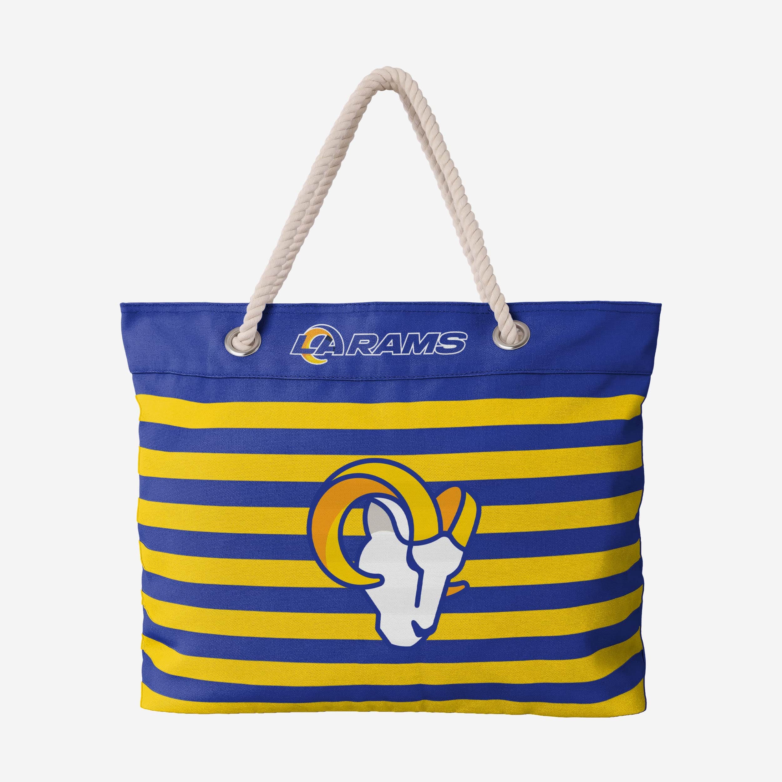 Los Angeles Rams Nautical Stripe Tote Bag - Show Your Team Spirit!