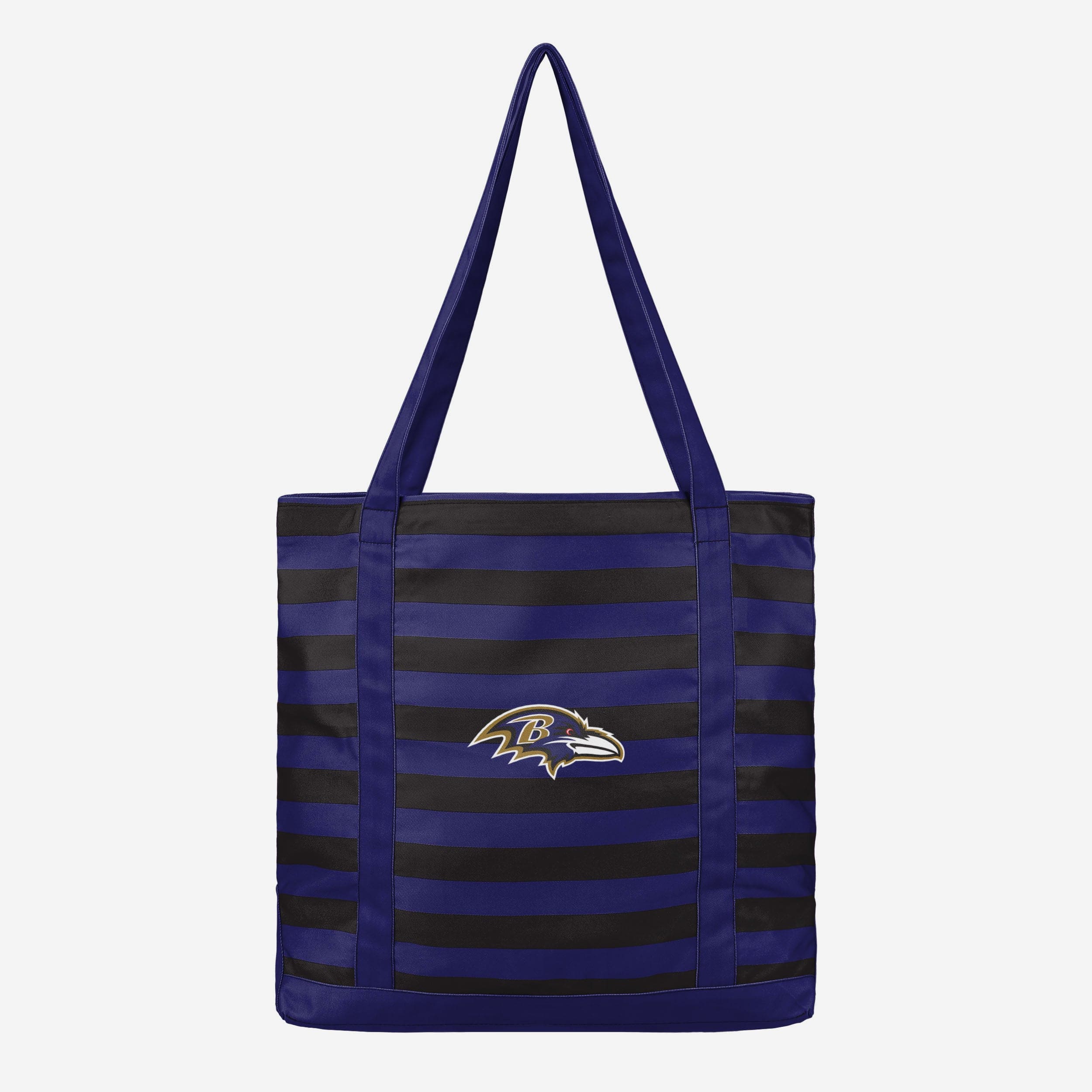 Baltimore Ravens Team Stripe Canvas Tote Bag - Show Your Fandom in Style!