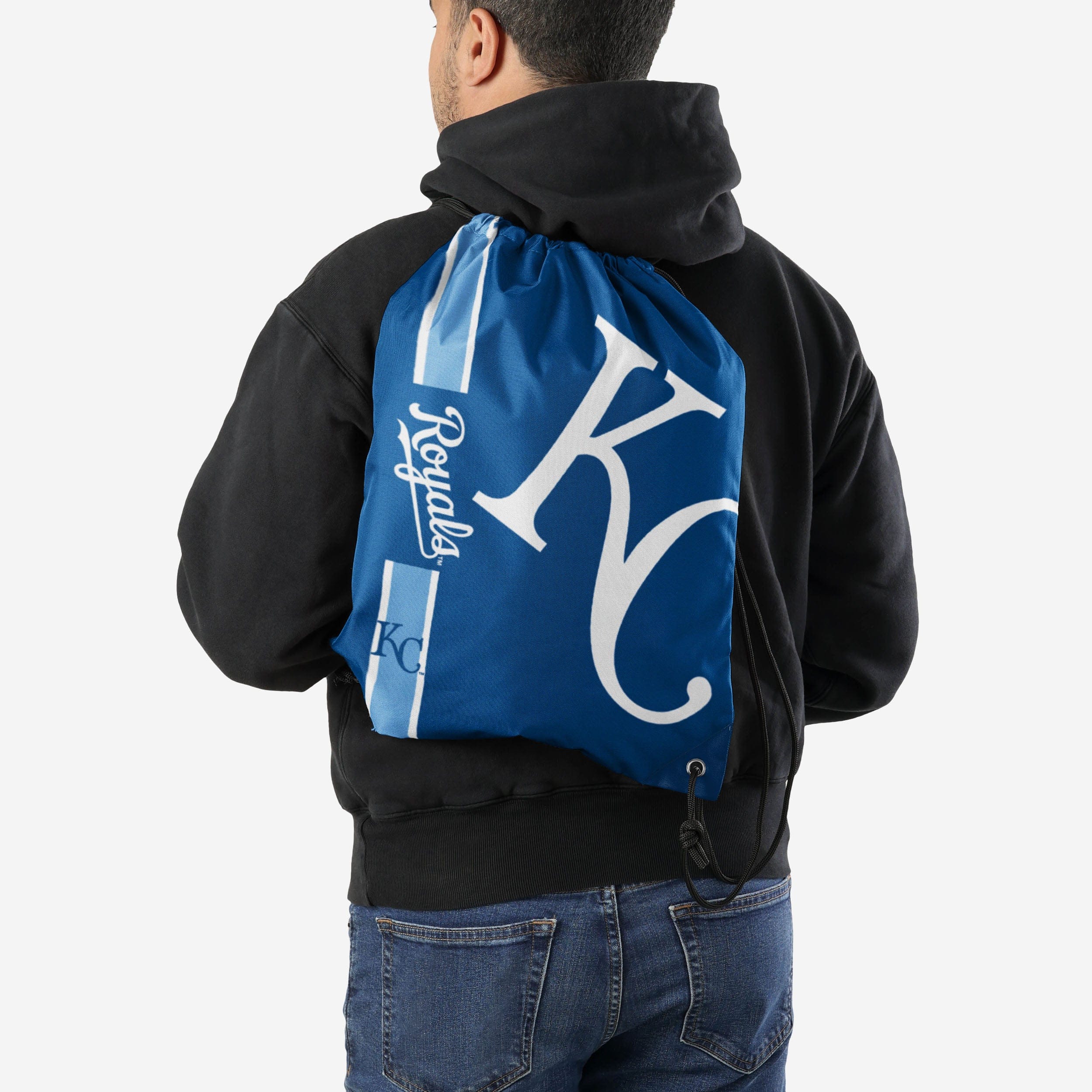 Kansas City Royals Big Logo Drawstring Backpack - Show Your Team Pride!