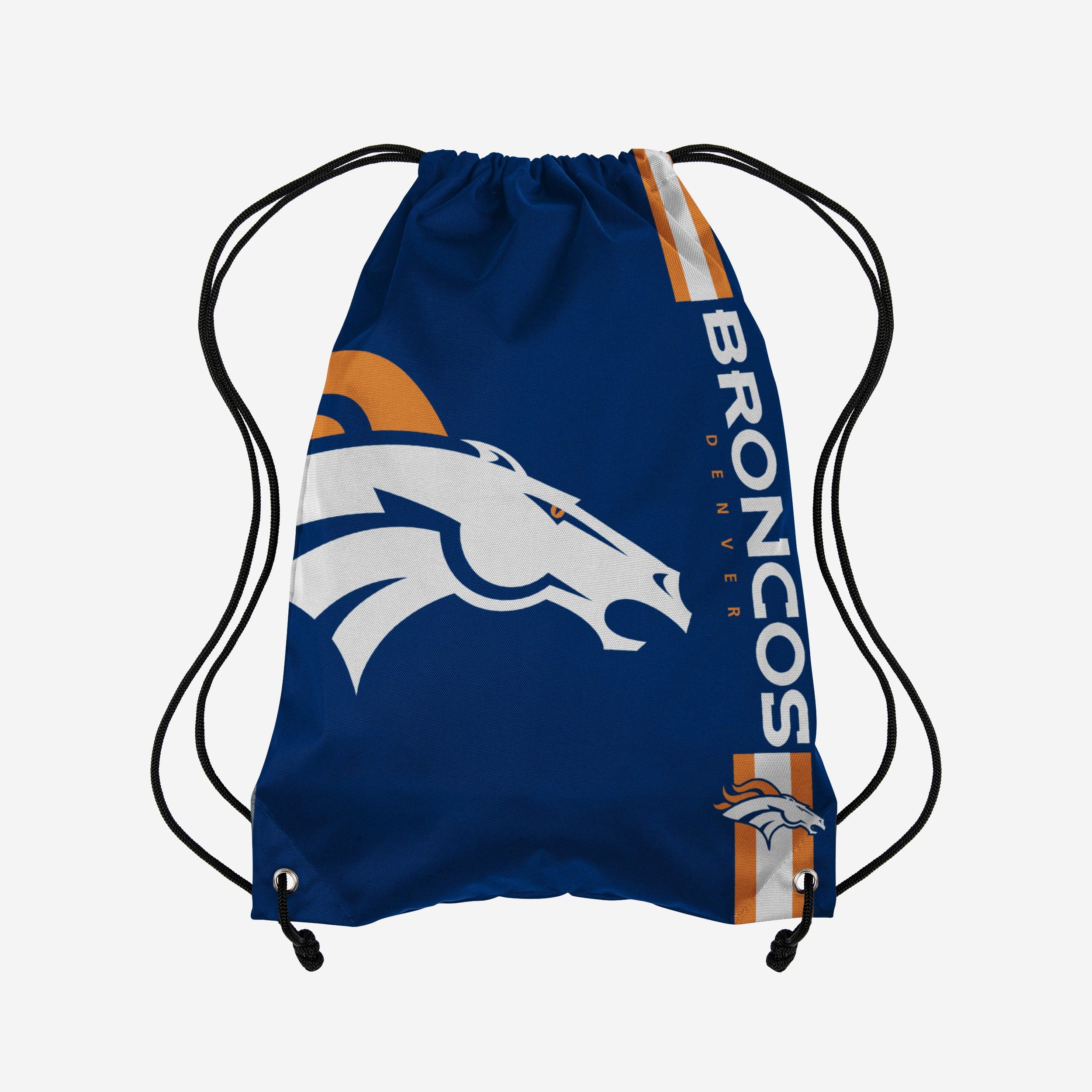 Denver Broncos Eye-Catching Big Logo Drawstring Backpack