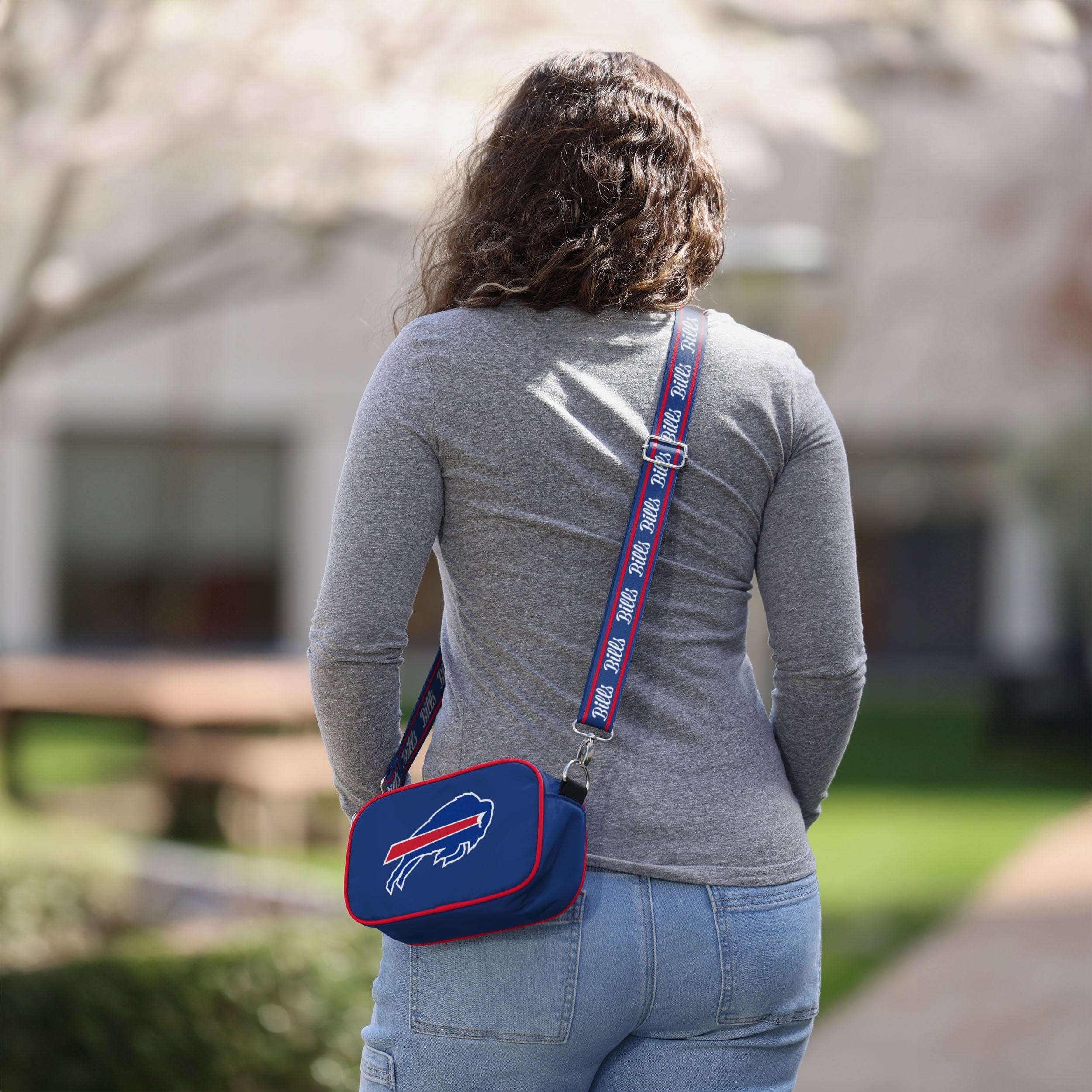 Exciting Buffalo Bills Team Logo Crossbody Bag - Show Your Team Spirit!