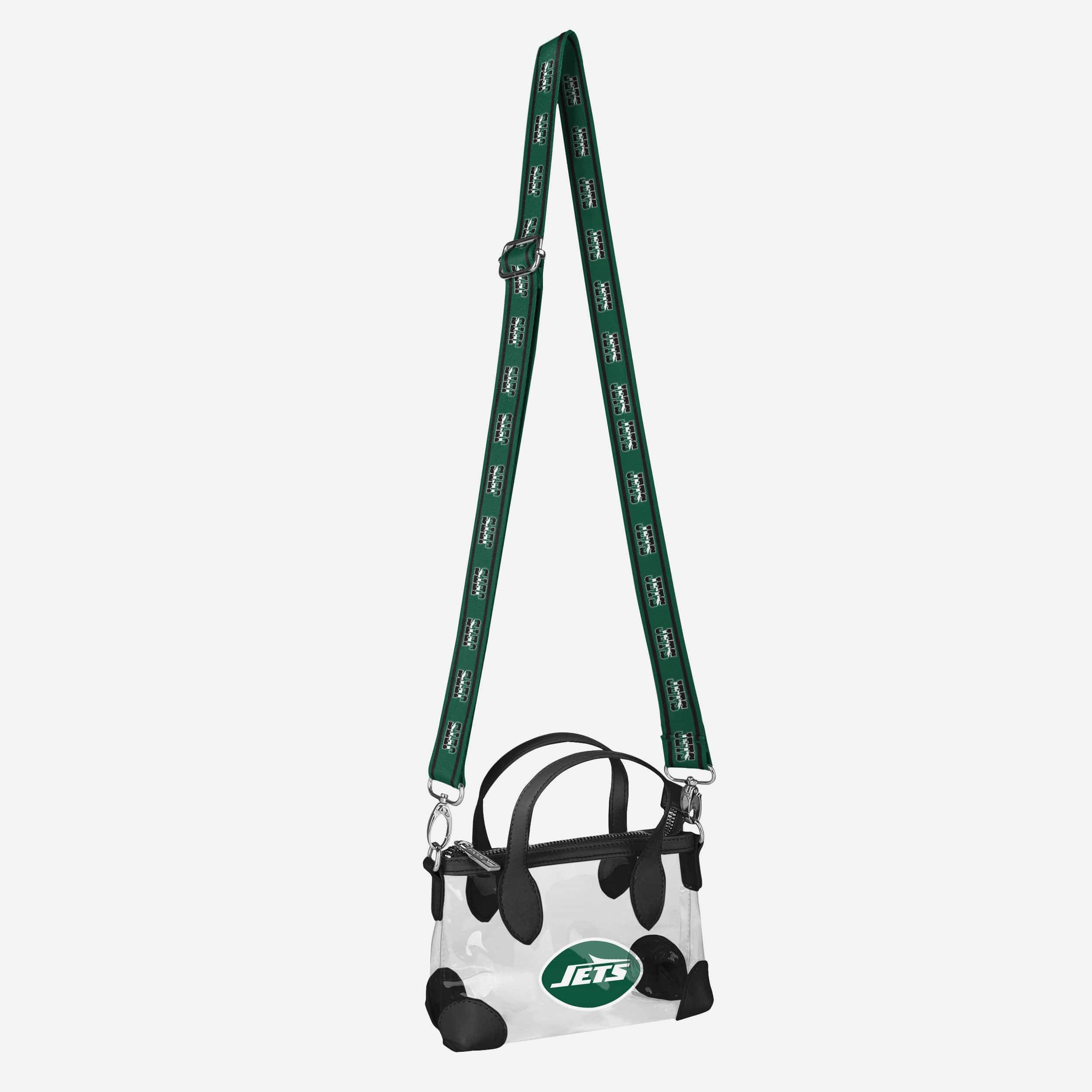 New York Jets Big Logo Clear Crossbody Mini Purse - Show Your Fandom!