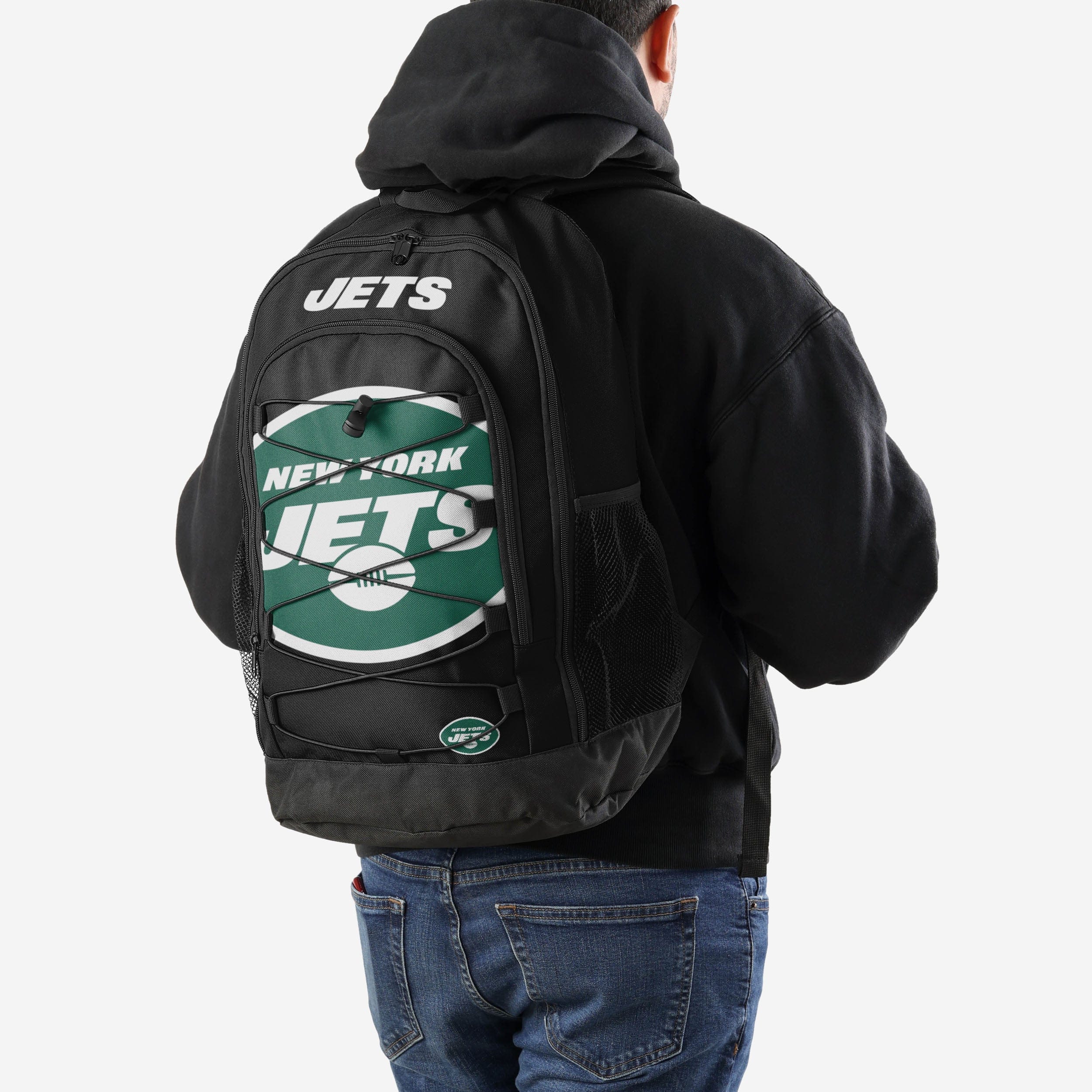 New York Jets Big Logo Bungee Backpack - The Ultimate Team Spirit Carrier