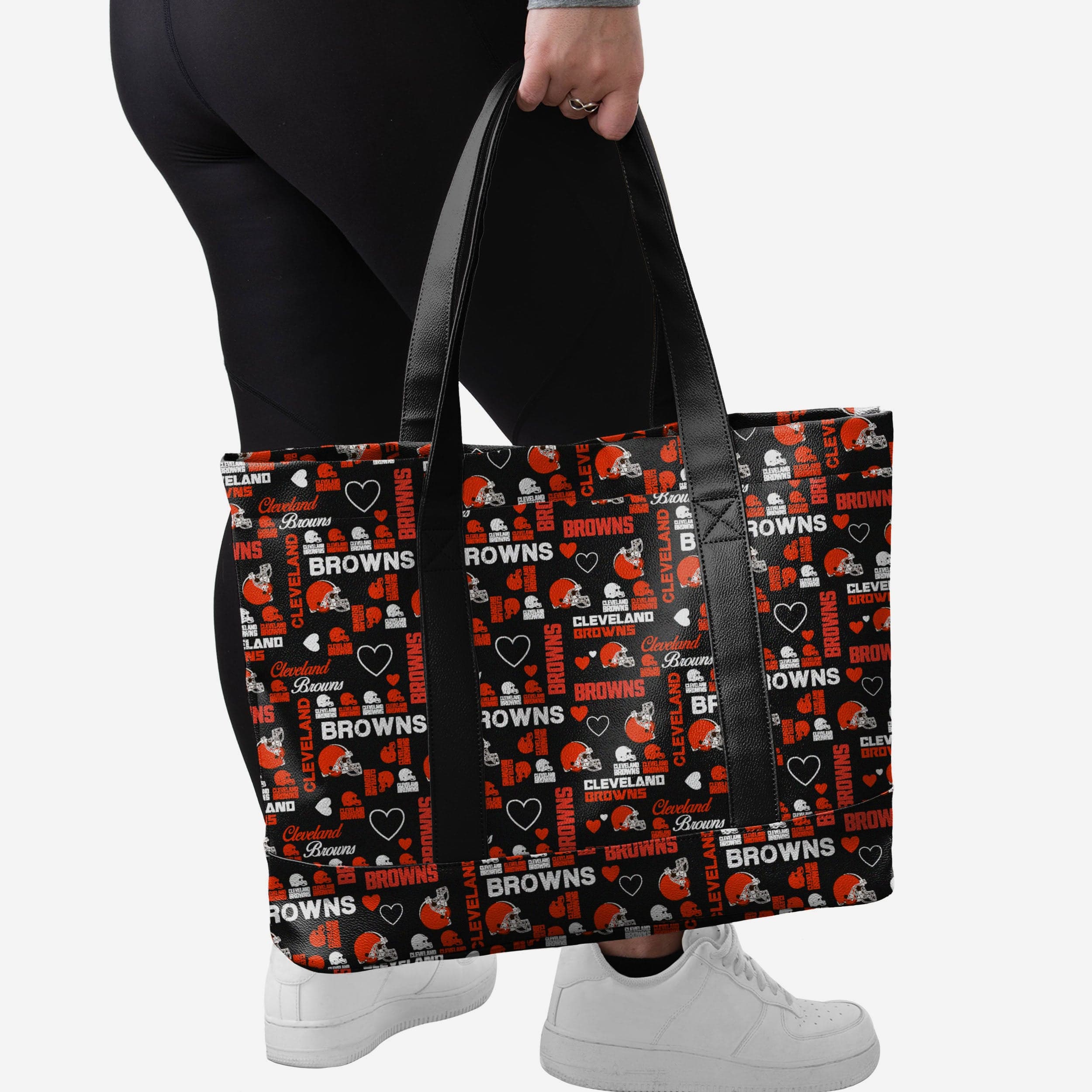 Cleveland Browns Logo Love Tote Bag - Show Your Fandom!