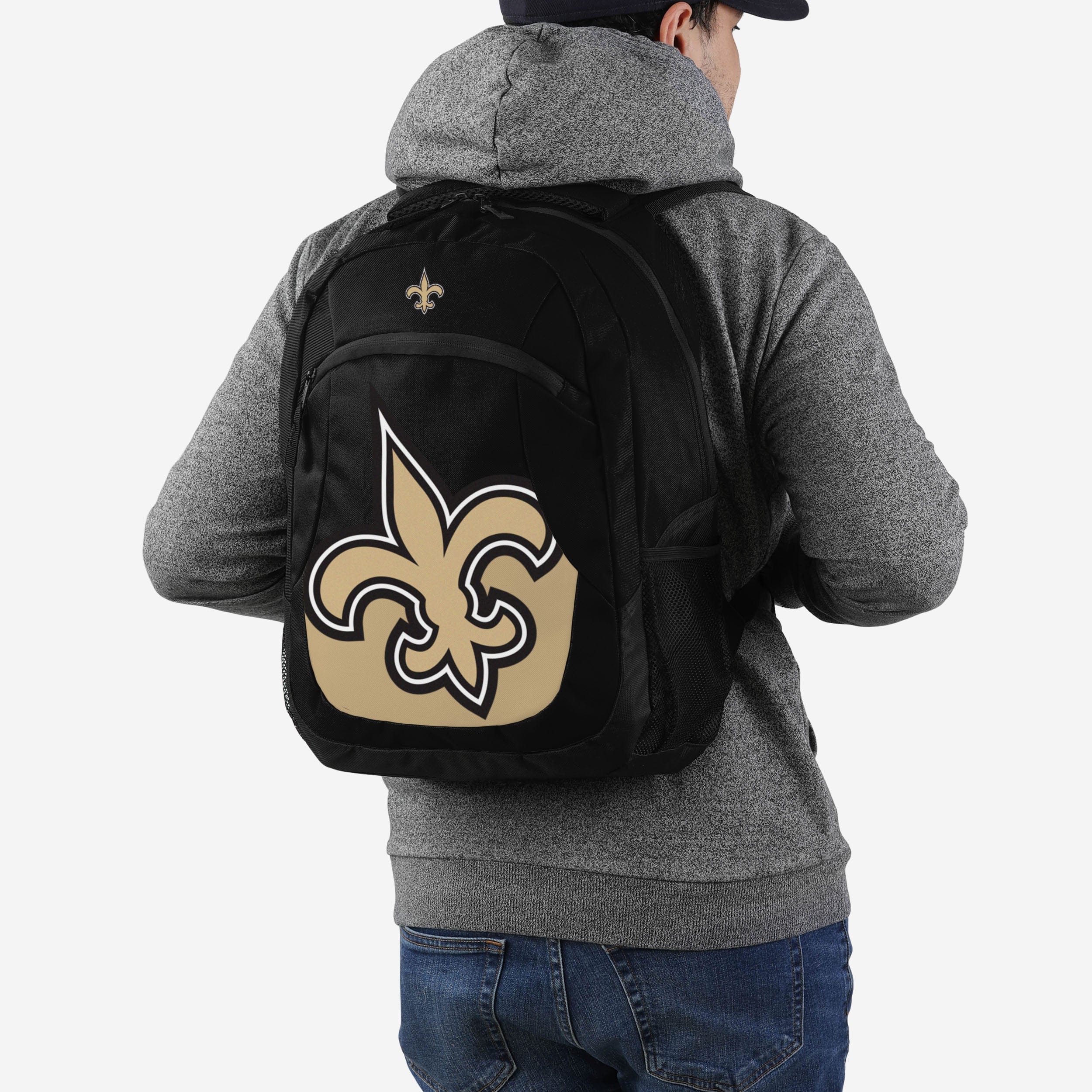 New Orleans Saints Colorblock Action Backpack - Show Your Fandom!