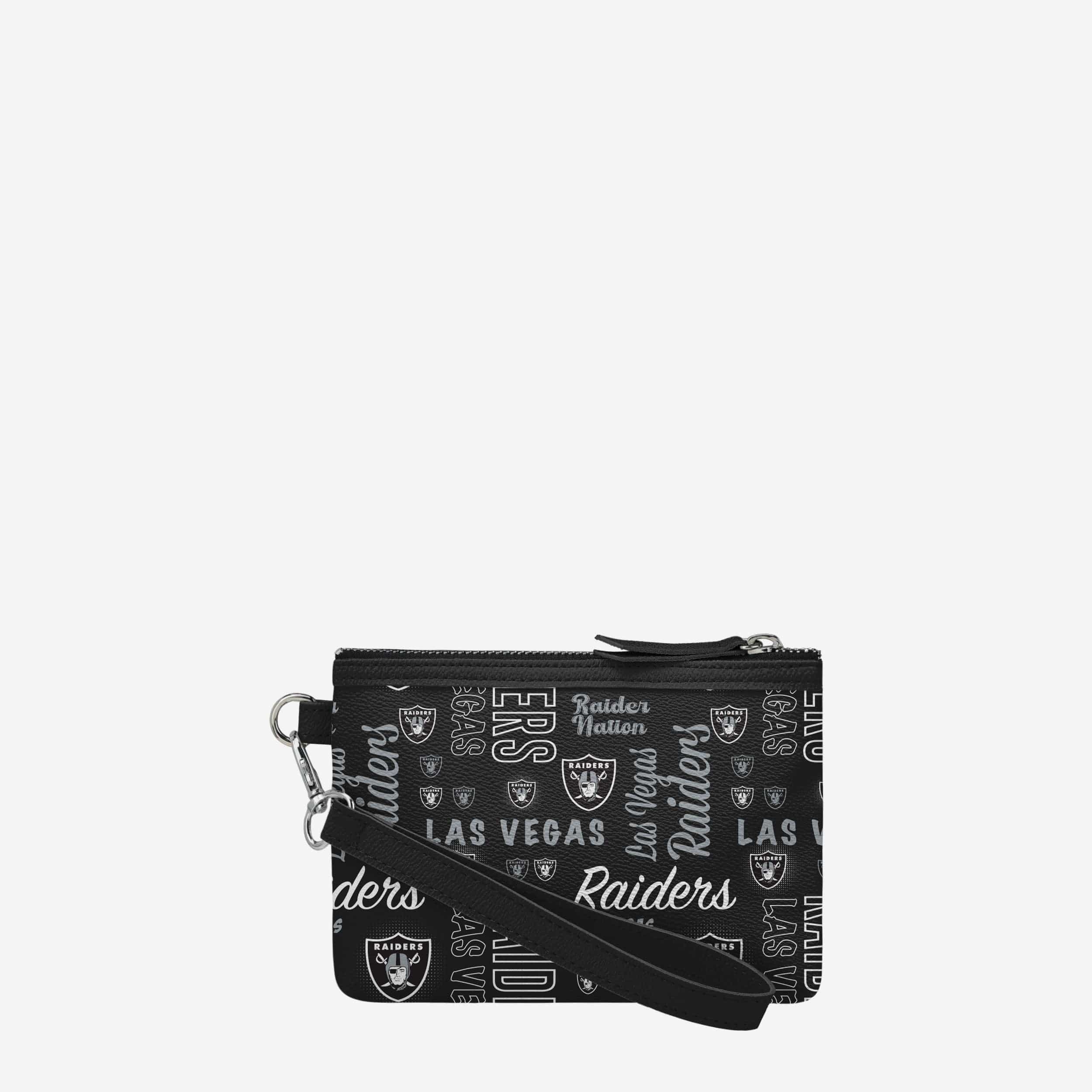 Las Vegas Raiders Spirited Wristlet: Show Your Team Pride!