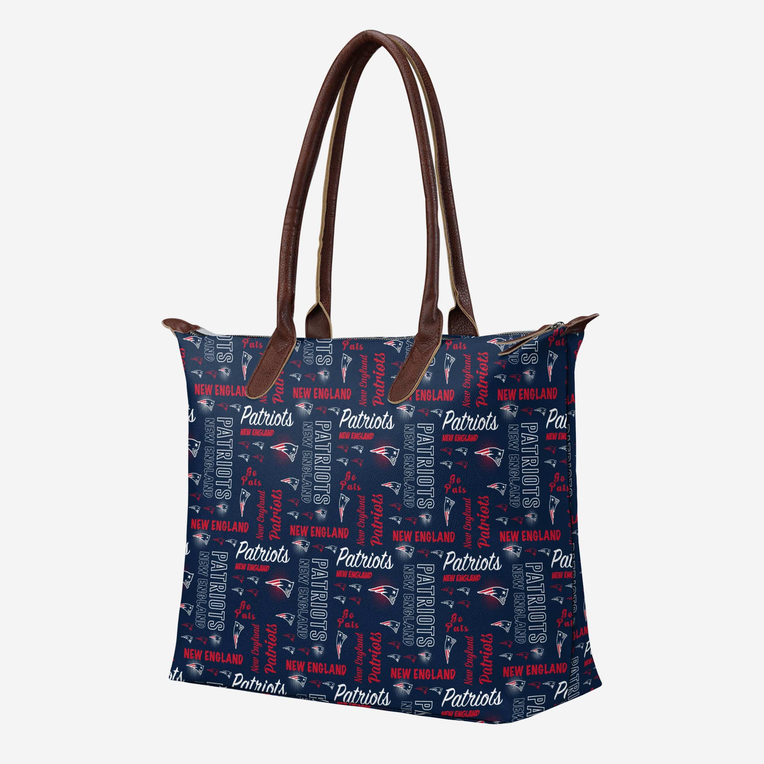 New England Patriots Spirited Style Printed Tote Bag: A Must-Have for Fans!