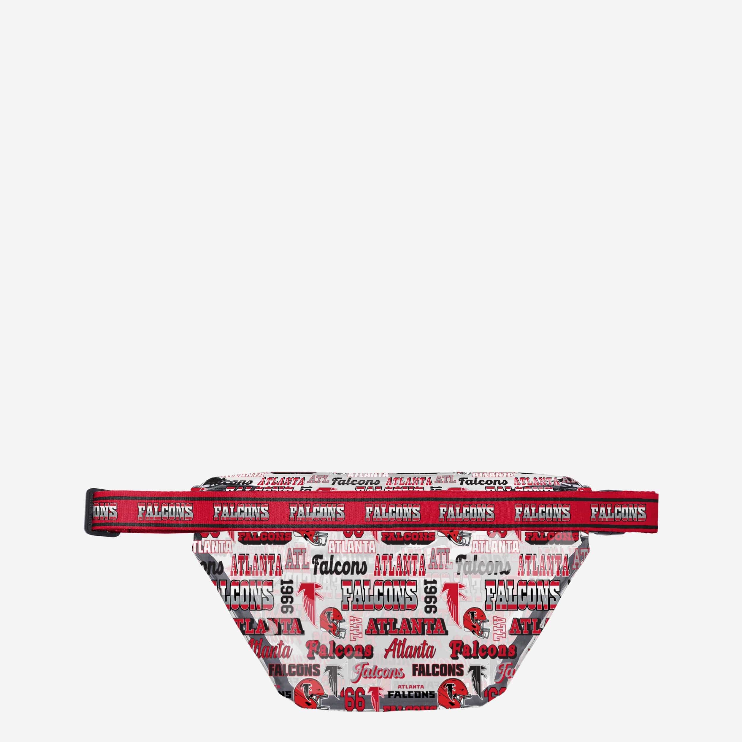 Atlanta Falcons Retro-Print Clear Fanny Pack - A Must-Have for Fans