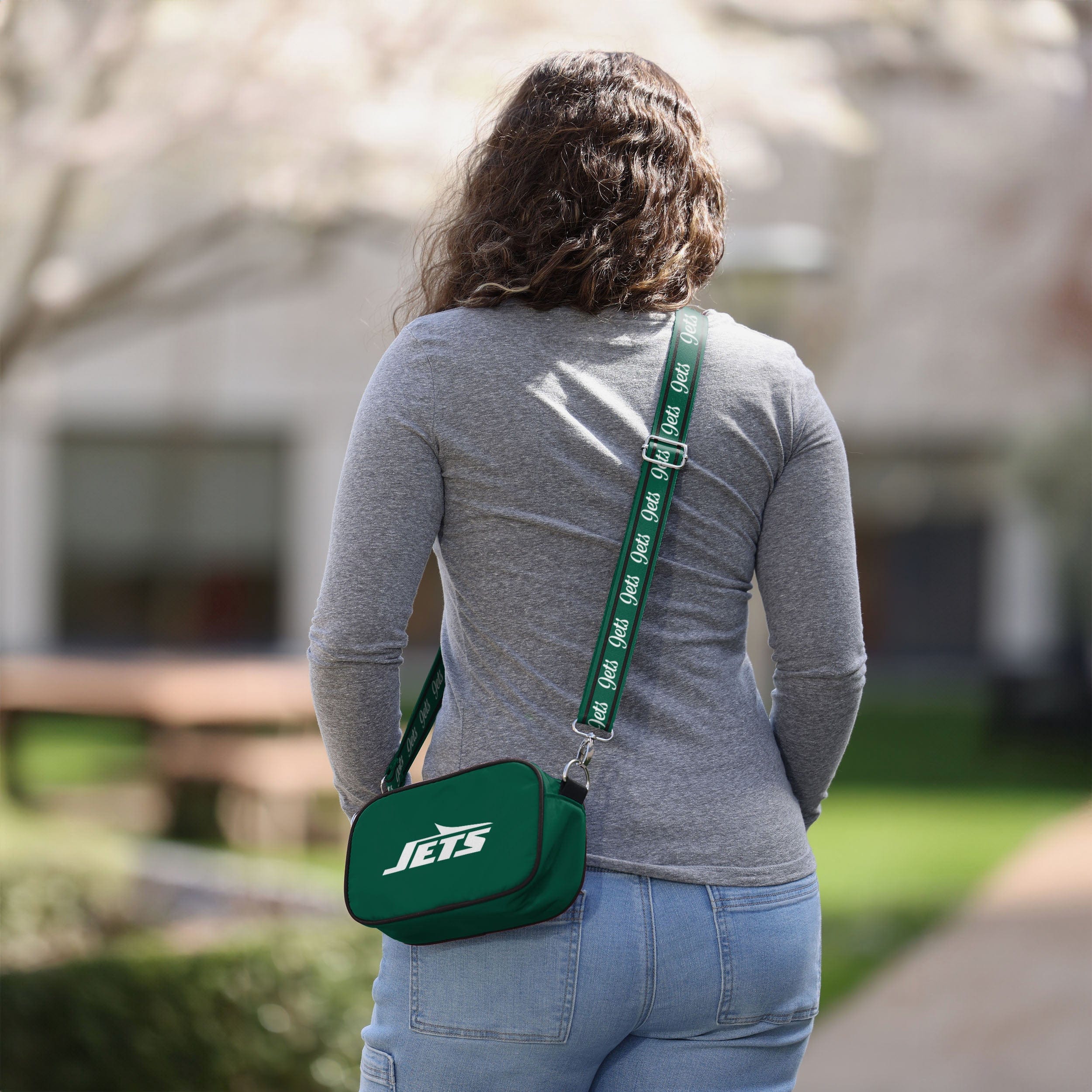 Exciting New York Jets Team Logo Crossbody Bag - Show Your Team Spirit!