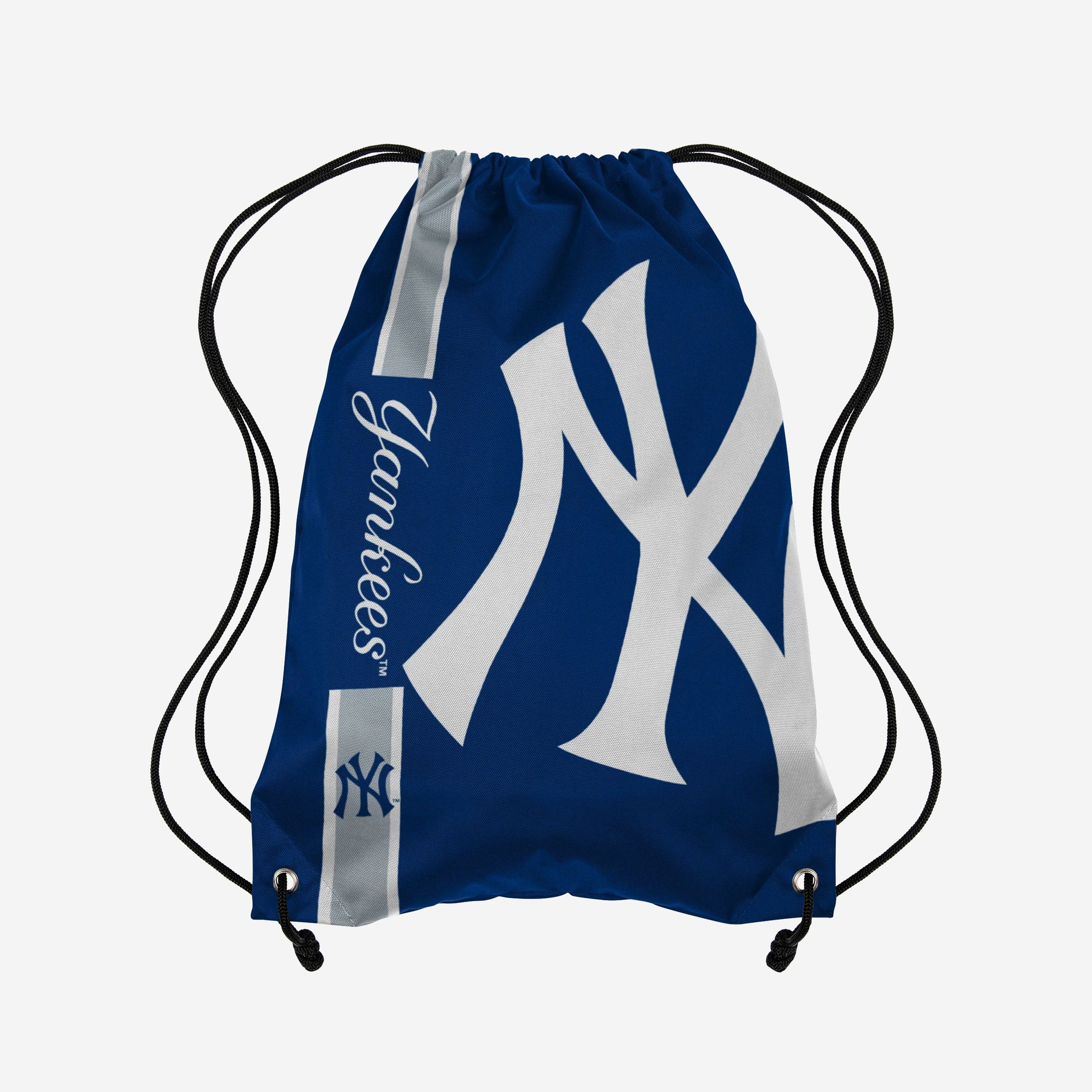 New York Yankees Iconic Big Logo Drawstring Backpack - Show Your Team Pride!