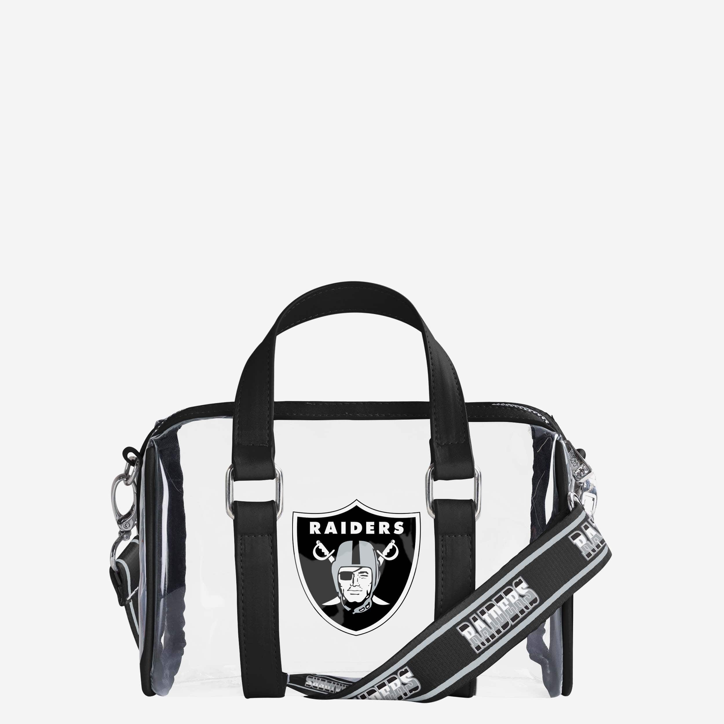 Las Vegas Raiders Stunning Clear Barrel Bag