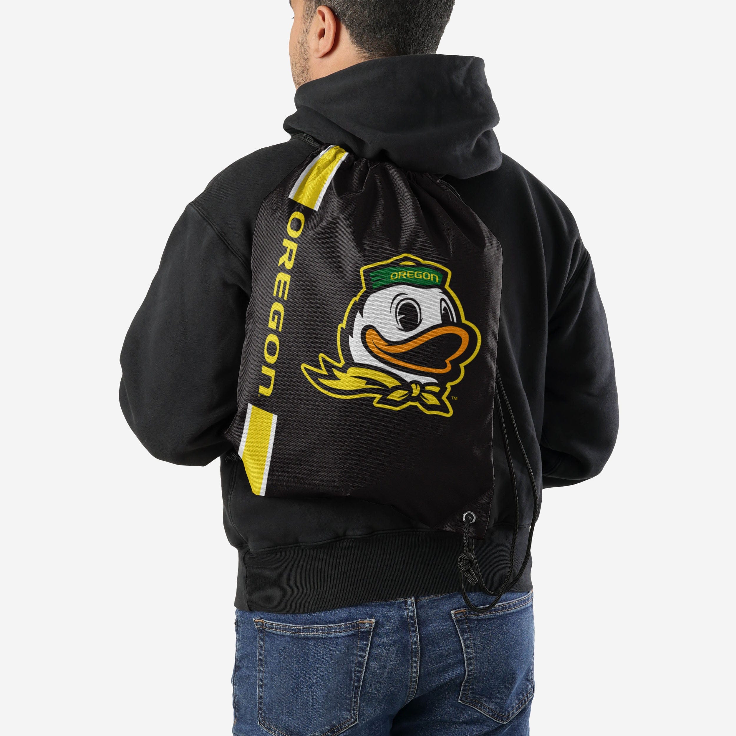 Oregon Ducks Big Logo Drawstring Backpack - Show Your Team Spirit!
