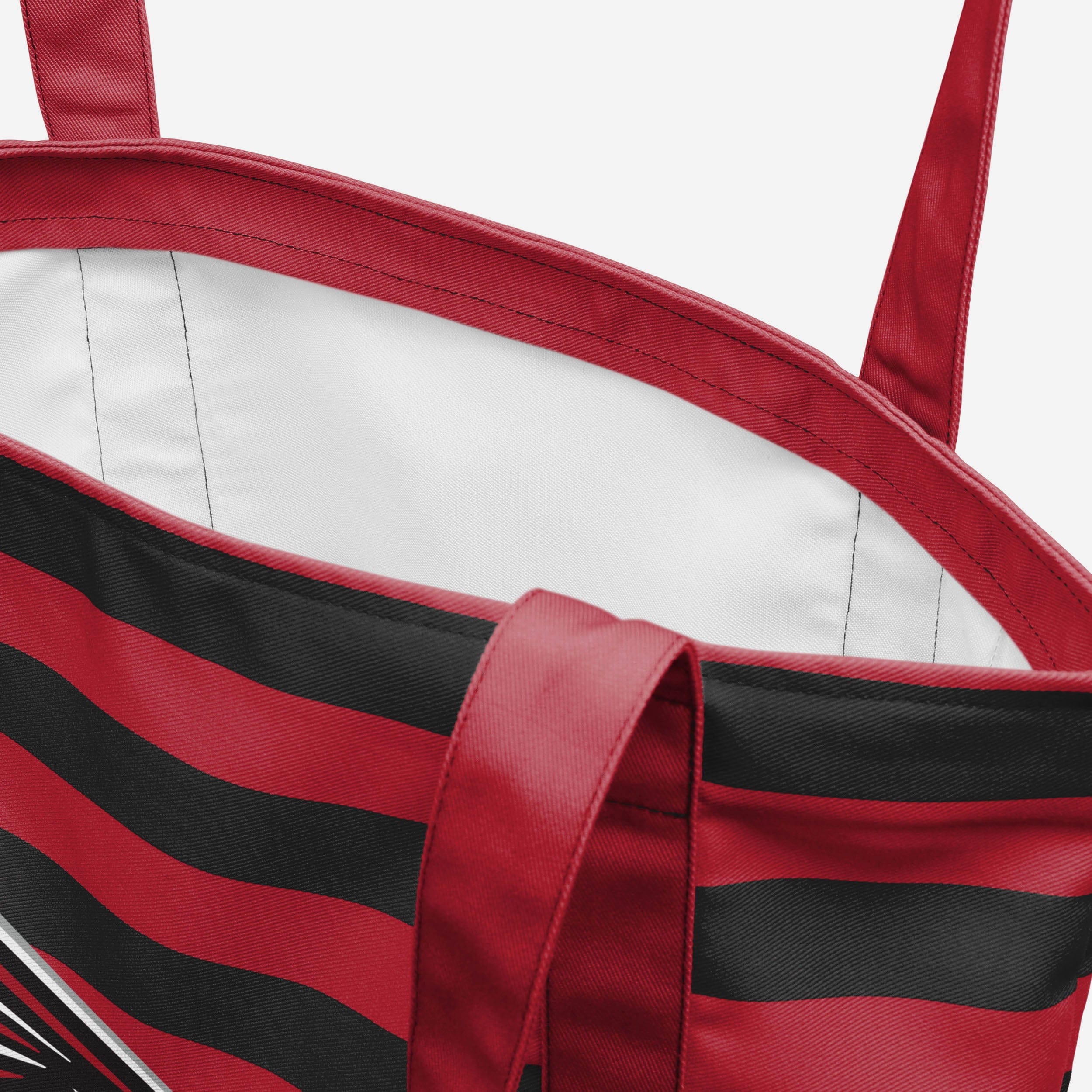 Atlanta Falcons Team Stripe Canvas Tote Bag - The Ultimate Fandom Accessory