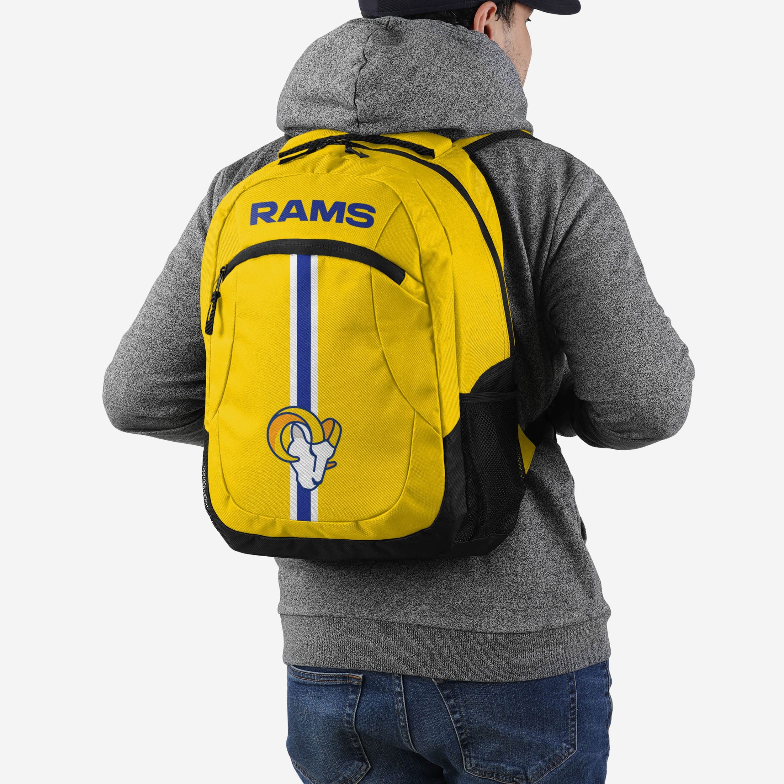 Los Angeles Rams Yellow Alternate Color Action Backpack - Be the Game - Day Star!