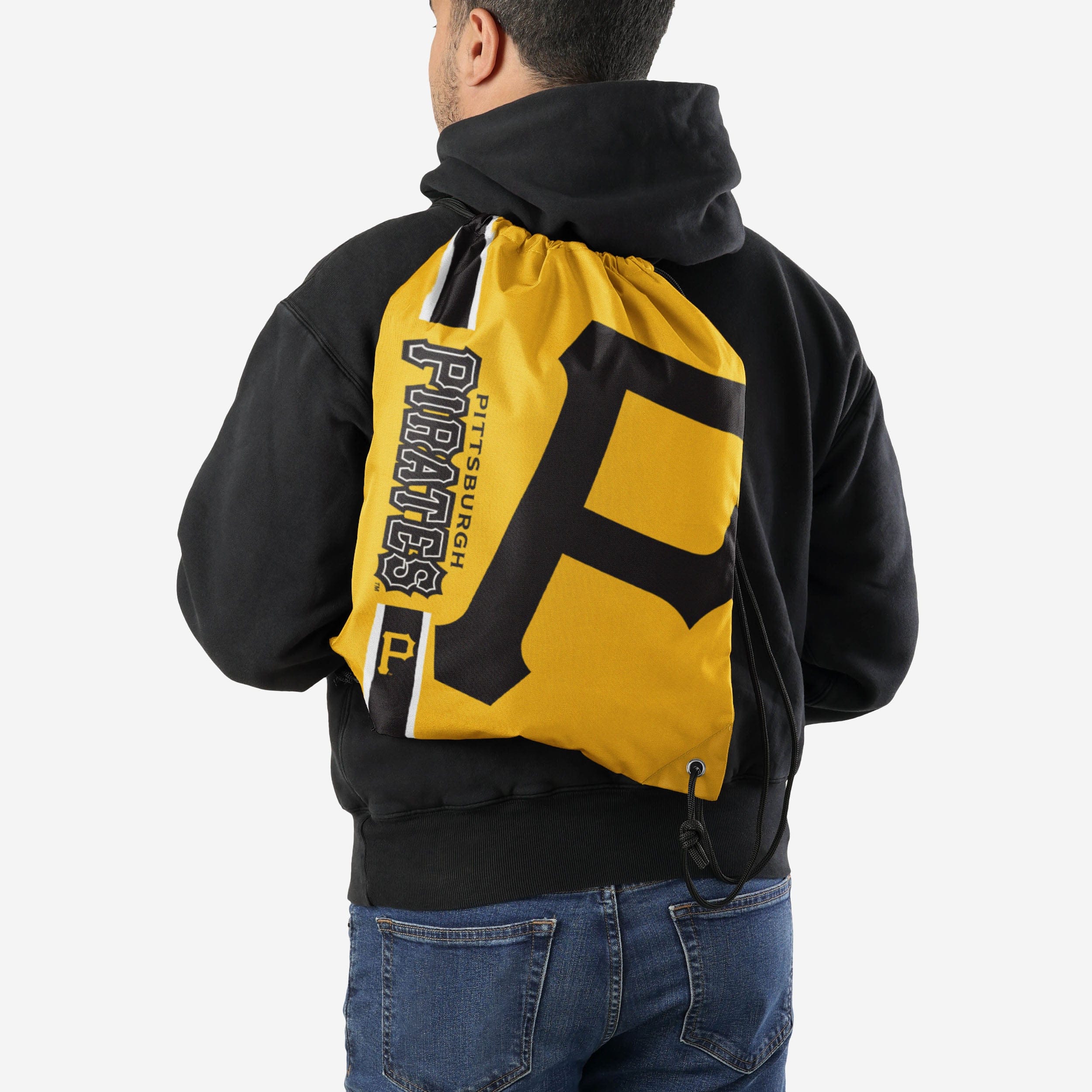 Pittsburgh Pirates Big Logo Drawstring Backpack - Show Your Team Pride!