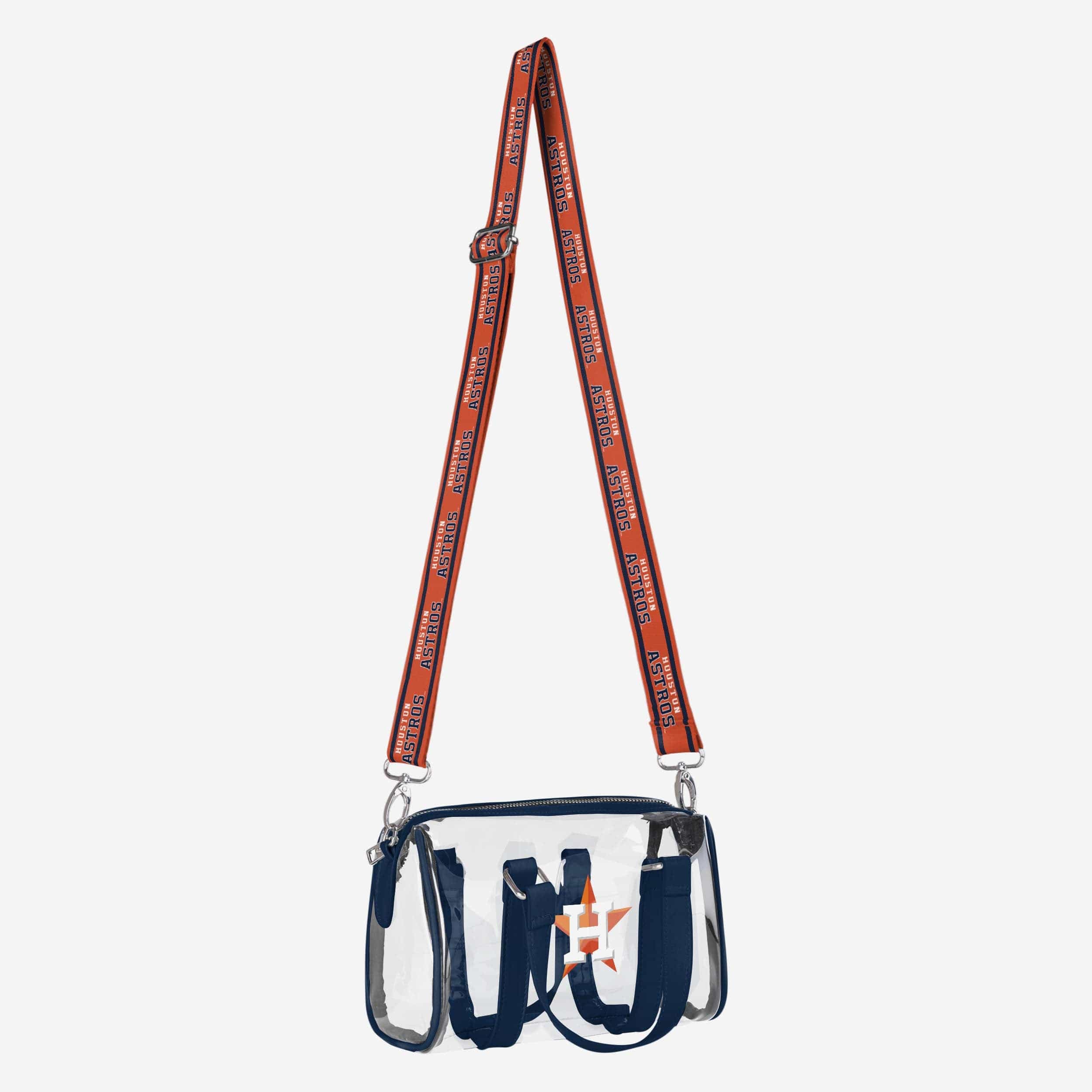 Houston Astros Clear Barrel Bag - Show Your Team Spirit!