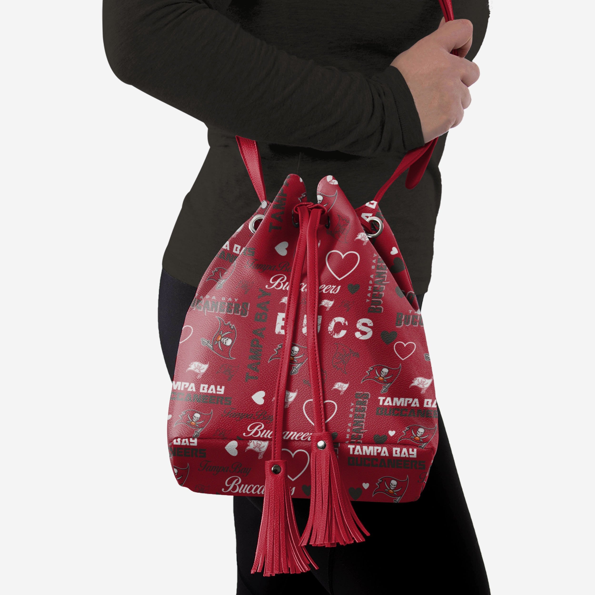 Tampa Bay Buccaneers Logo Love Cinch Purse - Show Your Team Spirit!
