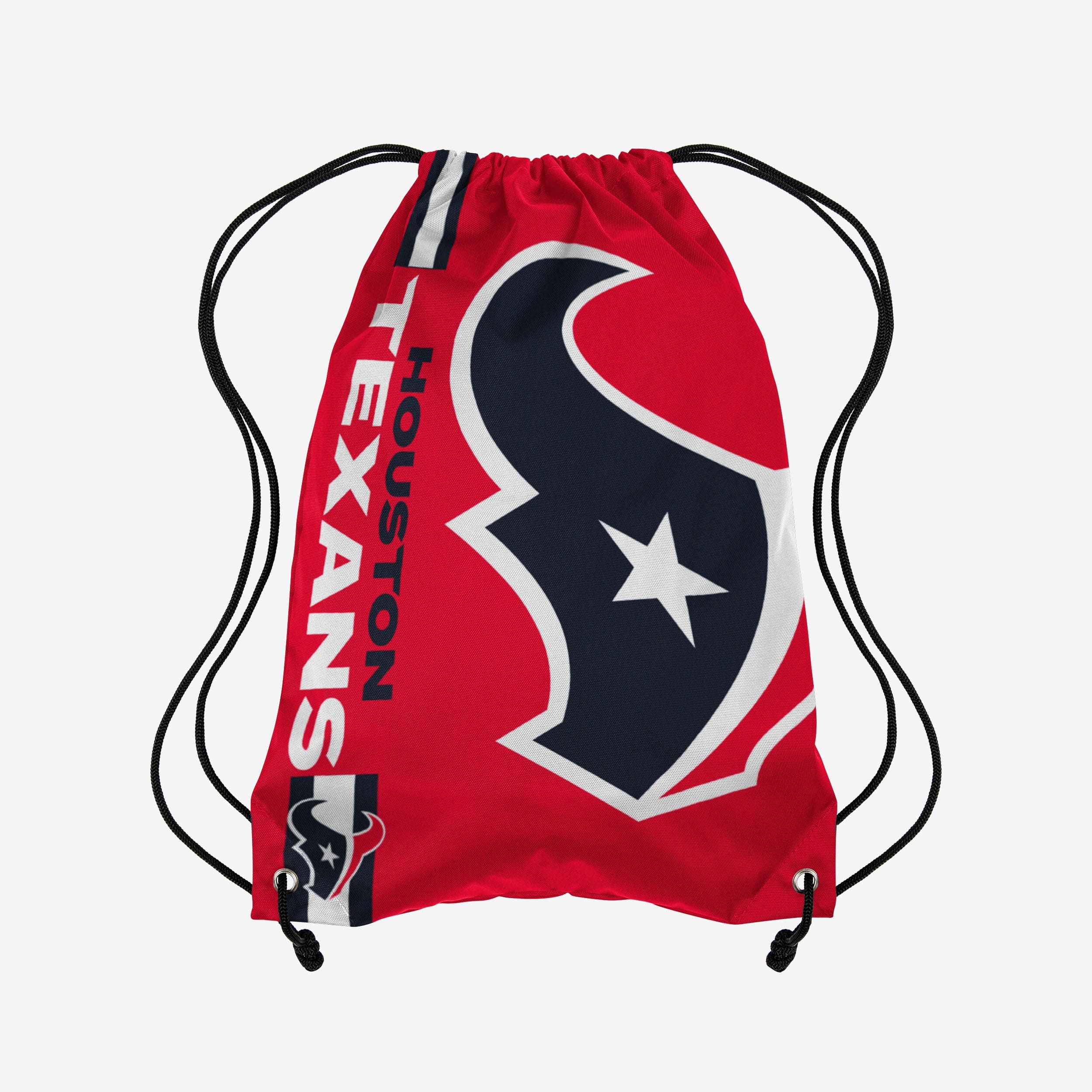 Houston Texans Red Alternate Big Logo Drawstring Backpack: Show Your Team Spirit!