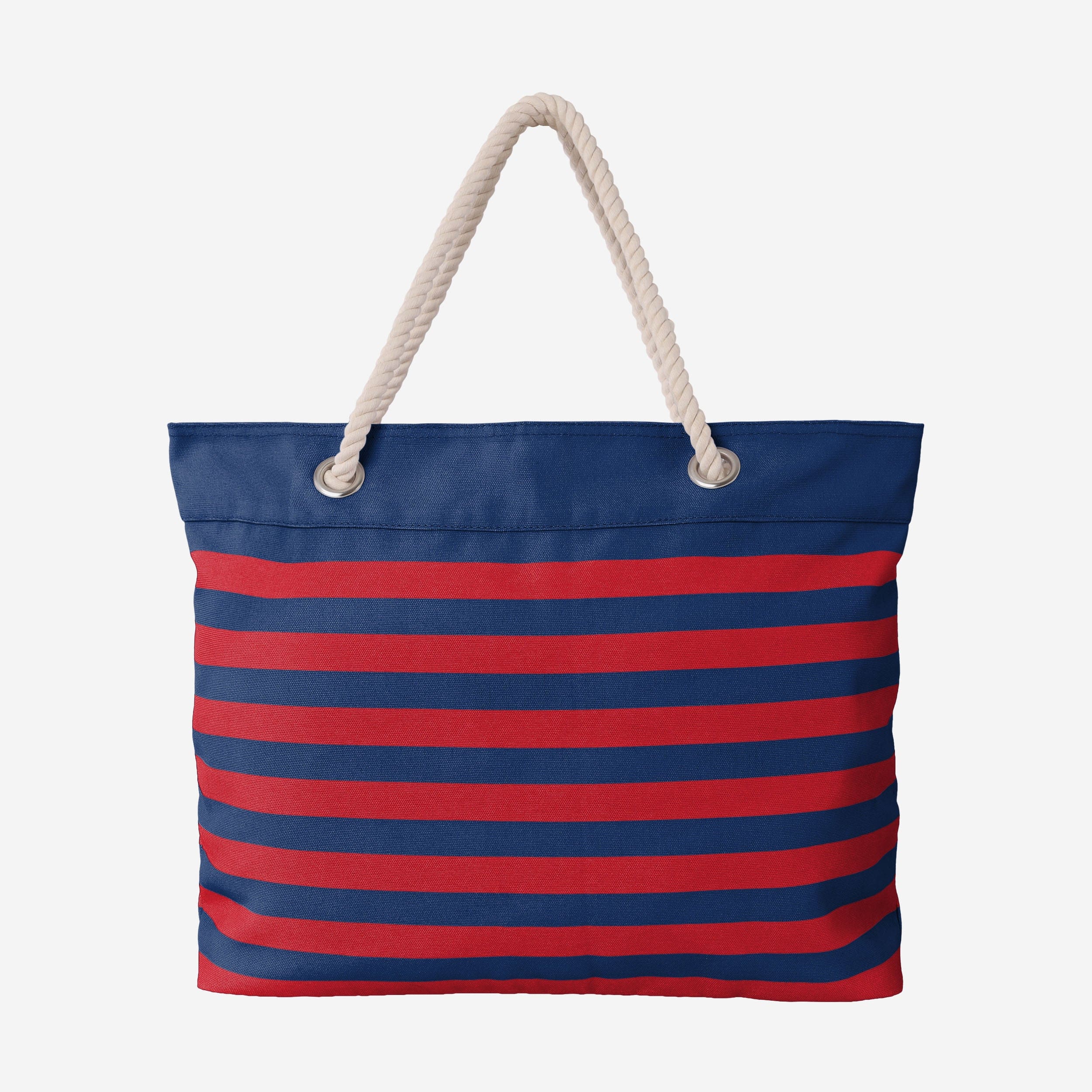 Show-Off Your Team Spirit with the Chicago Cubs Nautical Stripe Tote Bag