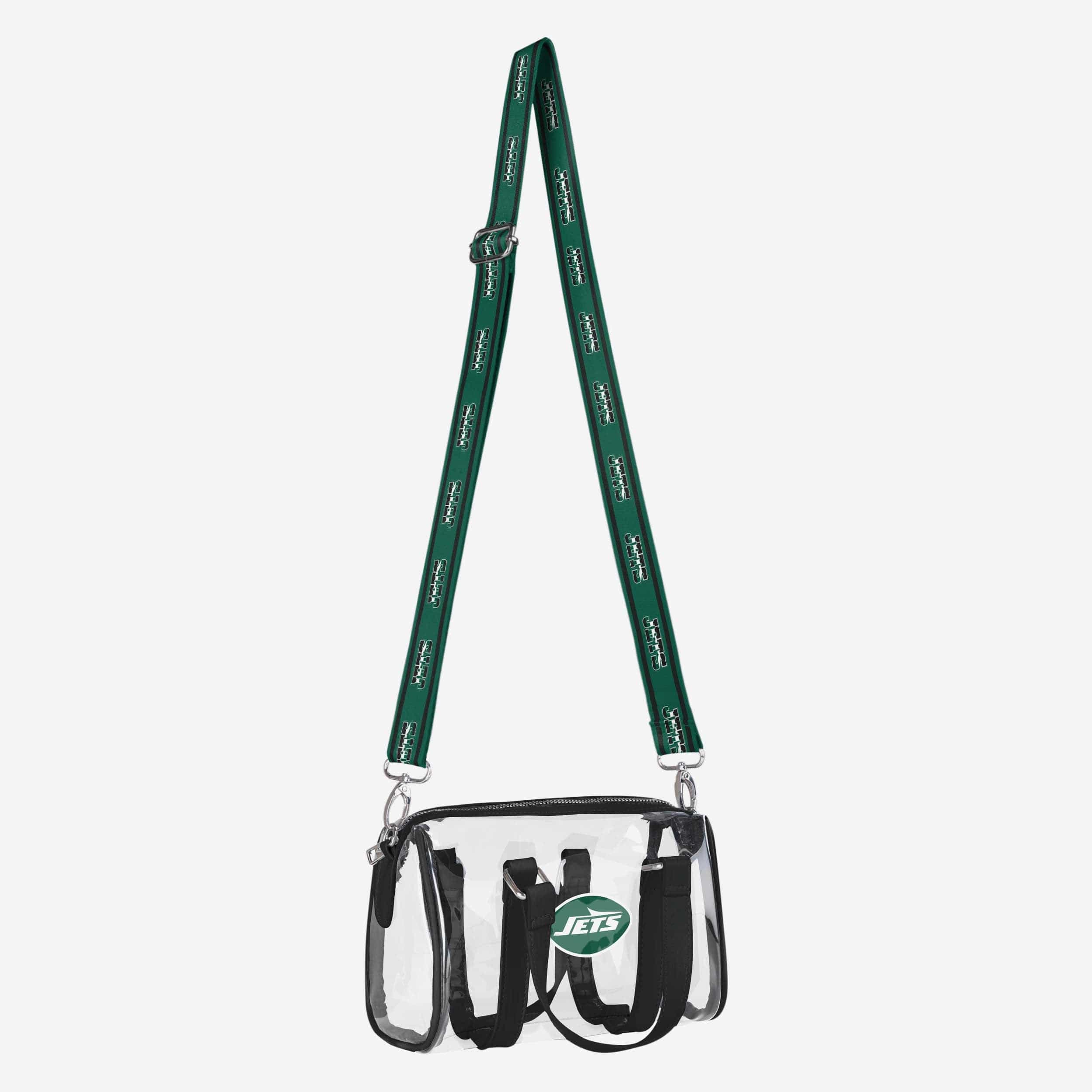New York Jets Super-Cool Clear Barrel Bag