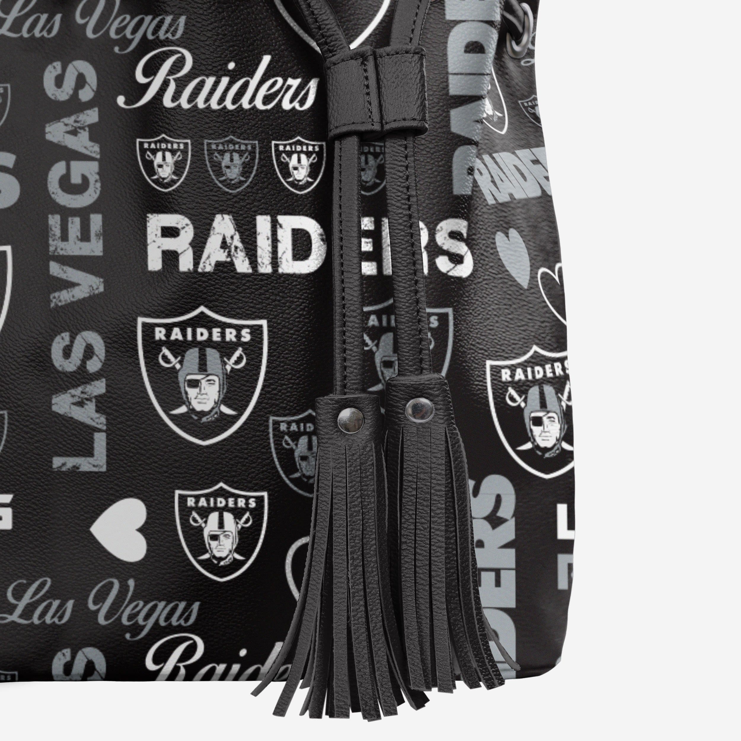 Passionate Las Vegas Raiders Logo Love Cinch Purse