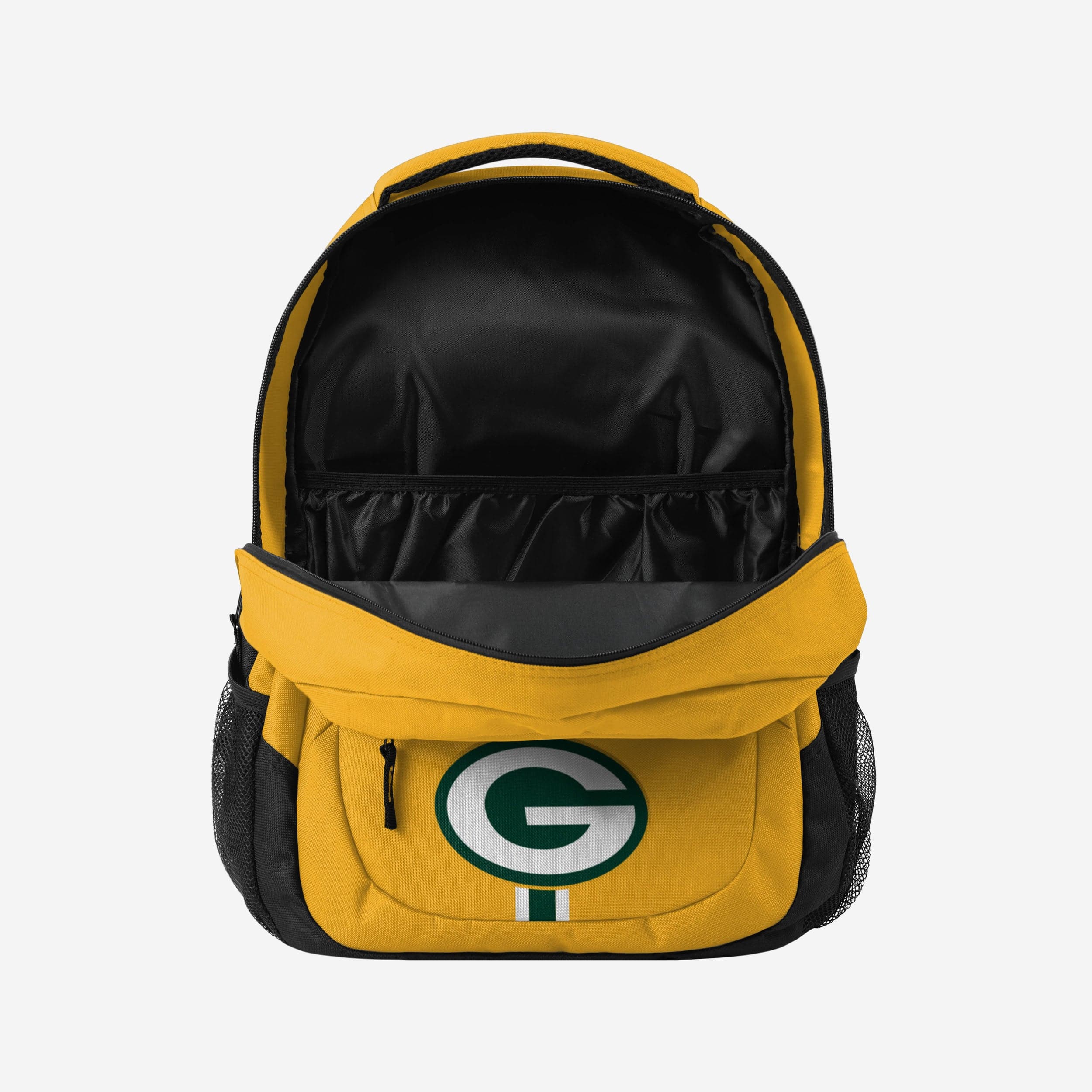 Green Bay Packers Yellow Alternate Color Action Backpack - Game Day Essential