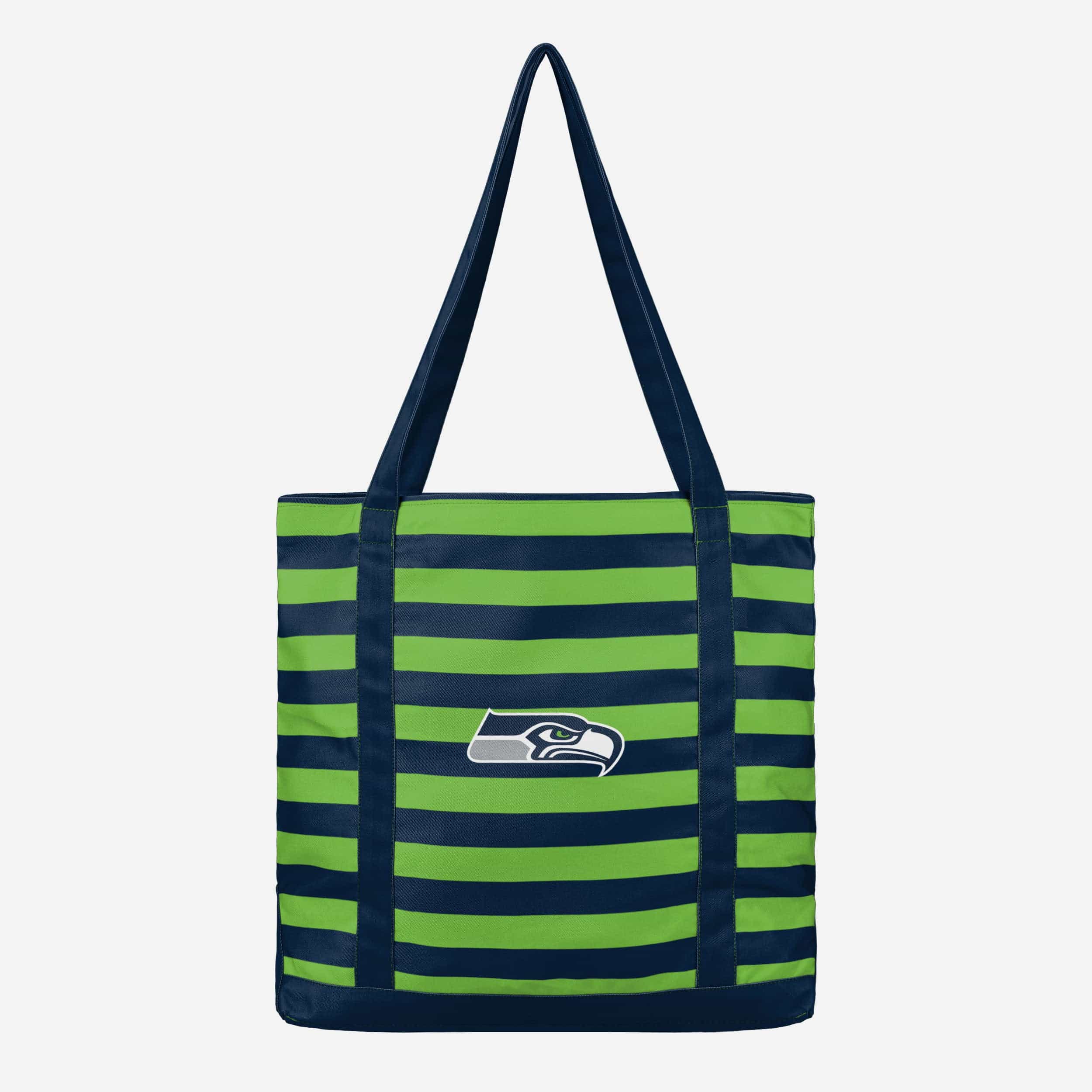 Seattle Seahawks Fanatic's Striped Canvas Tote Bag