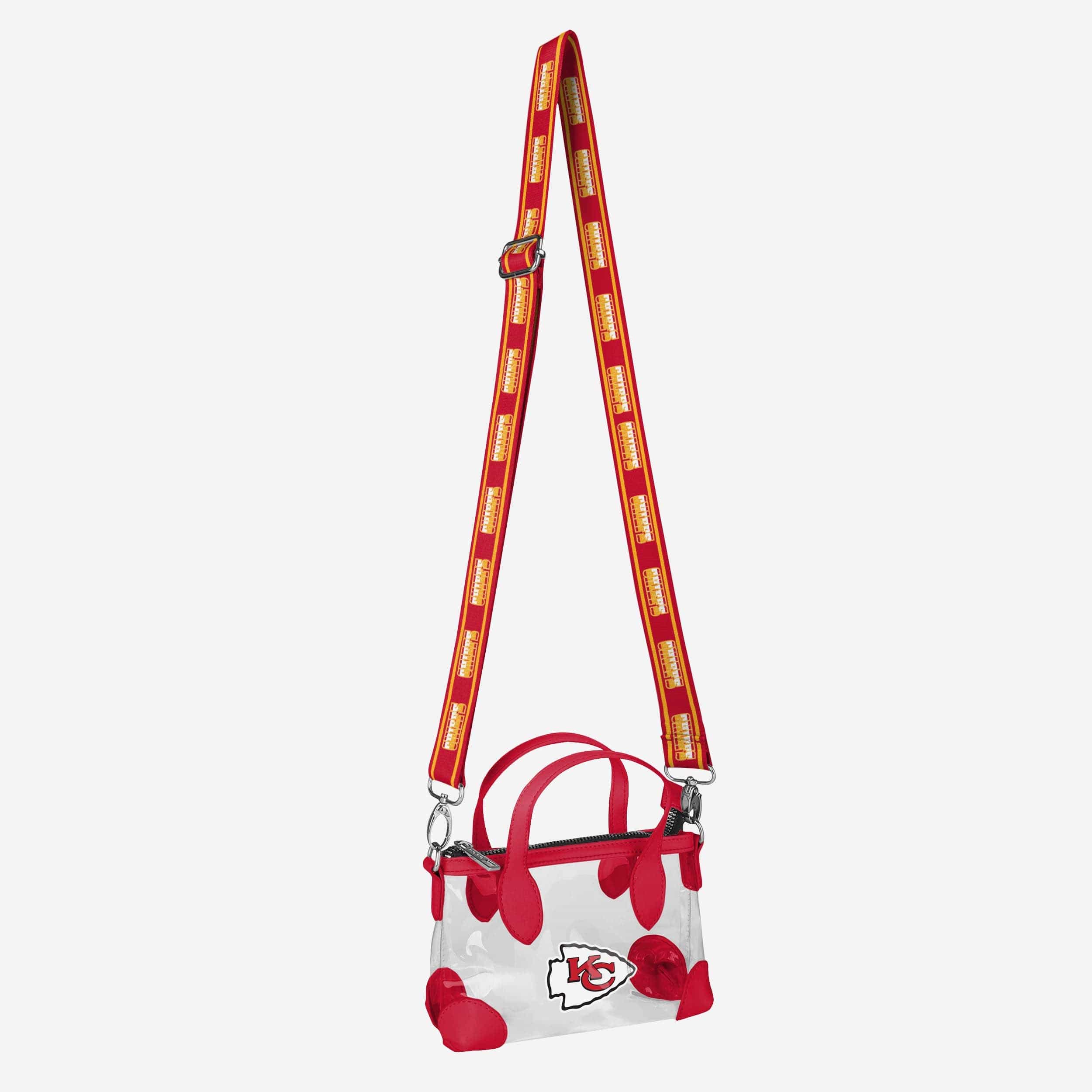 Kansas City Chiefs Stunning Big Logo Clear Crossbody Mini Purse