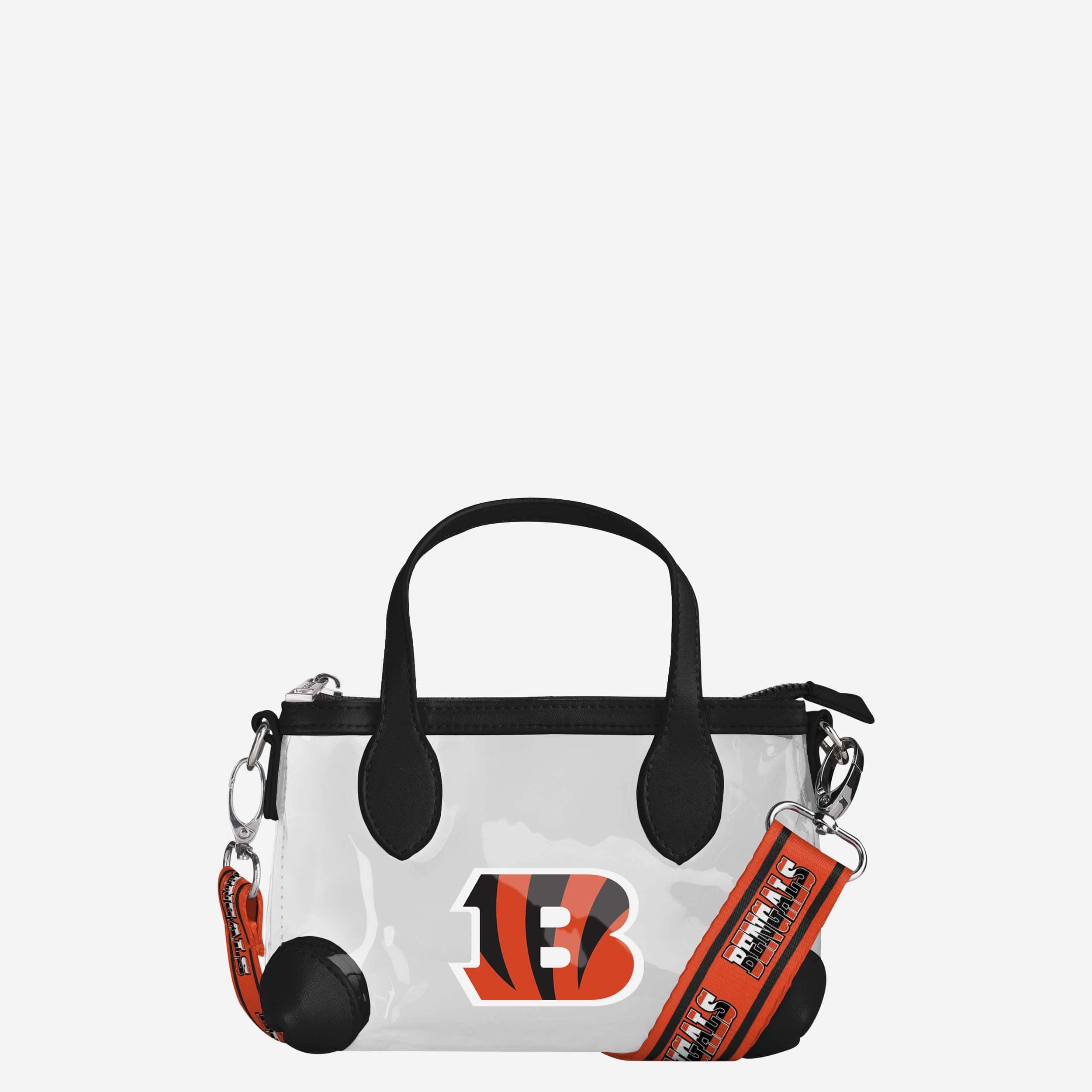 Cincinnati Bengals Big Logo Clear Mini Crossbody Purse - Show Your Fandom!