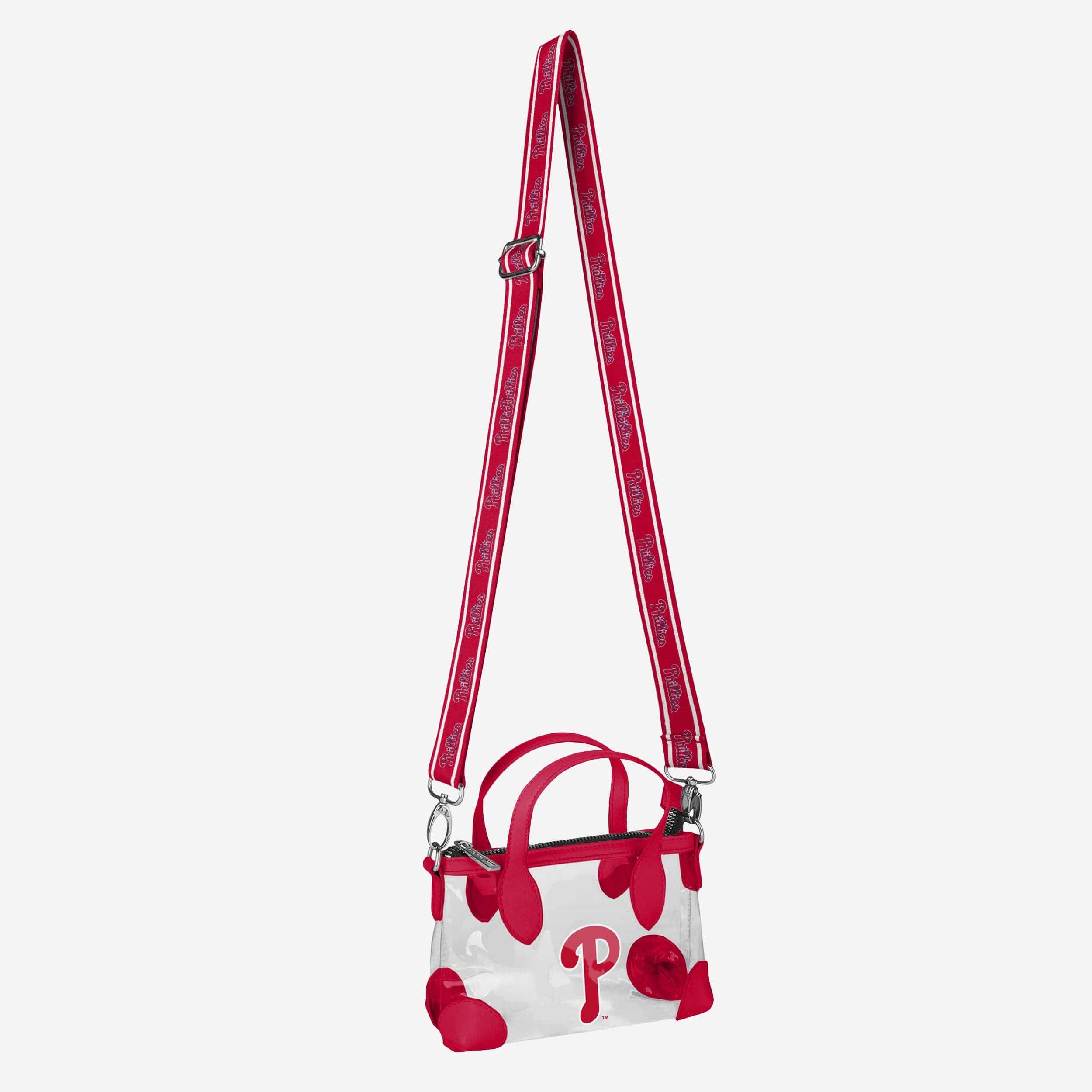 Philadelphia Phillies Stunning Big Logo Clear Crossbody Mini Purse