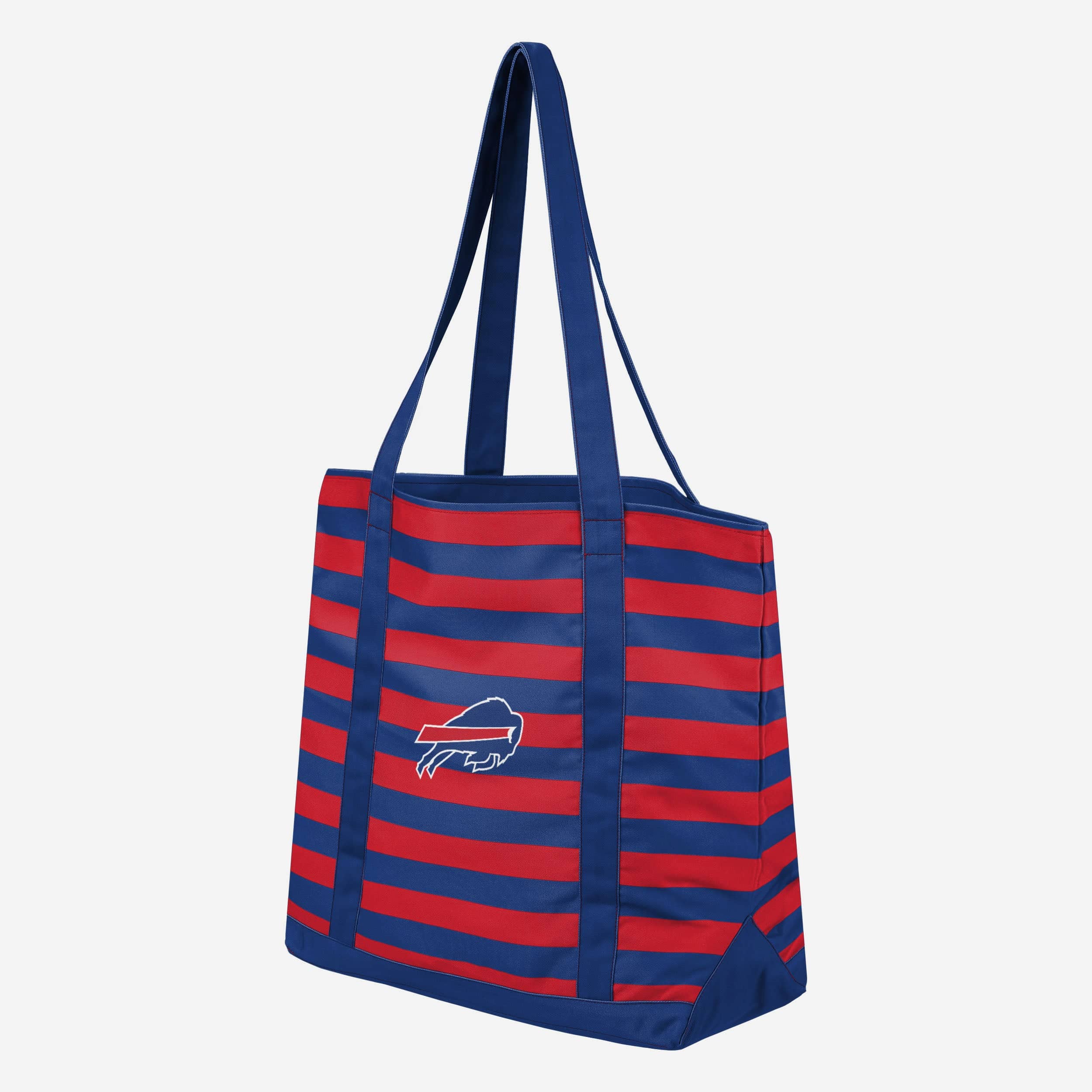 Buffalo Bills Team Stripe Canvas Tote Bag - Show Your Fandom in Style!