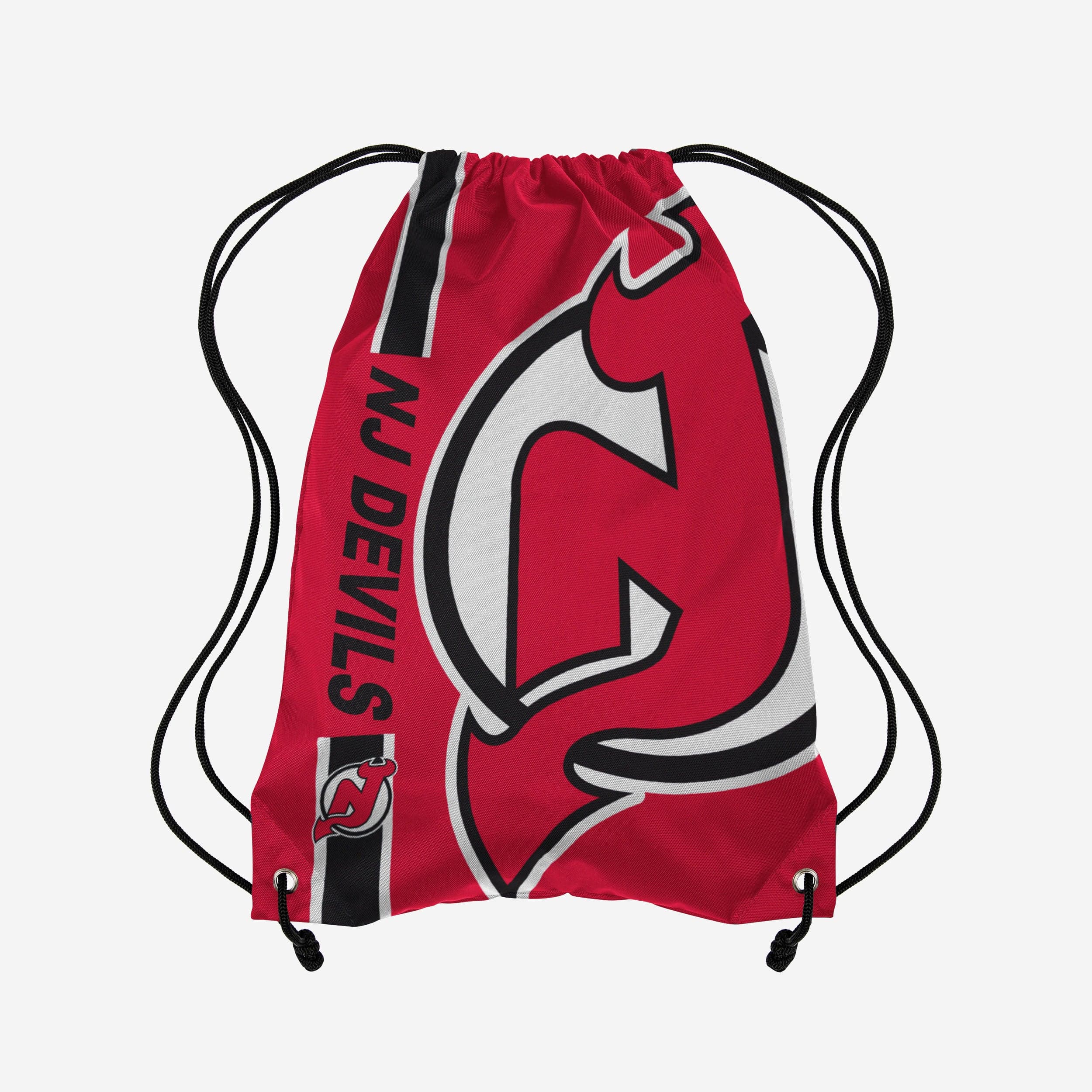 New Jersey Devils Big Logo Drawstring Backpack - Show Your Team Pride!
